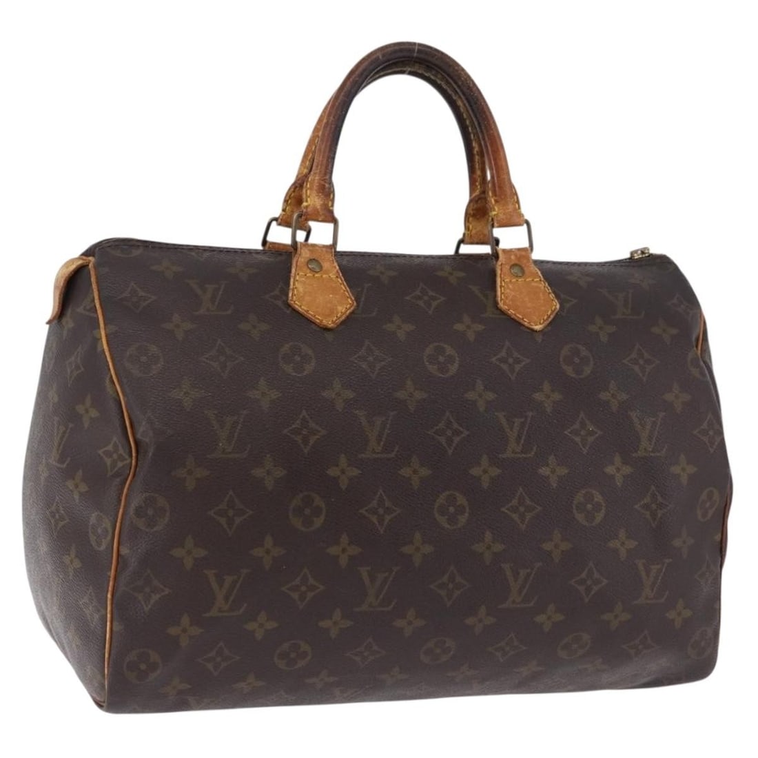 Louis Vuitton M41524 Speedy 35 Monogram Canvas Handbag (1 of 18)