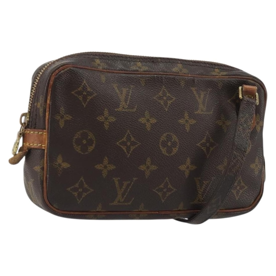 Louis Vuitton Marly Bandouliere Monogram Canvas Shoulder Bag M51828: Louis Vuitton Marly Bandouliere Monogram Canvas Shoulder Bag M51828 Louis Vuitton Monogram Marly Bandouliere shoulder bag in Monogram Canvas, made in France. The bag is identified by product no. M5182