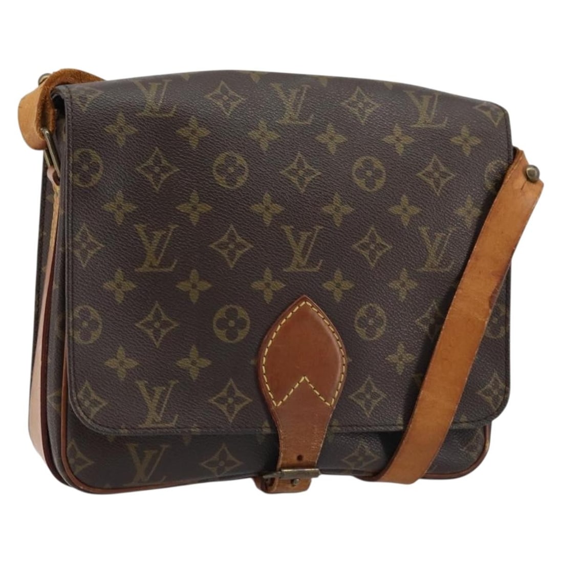Louis Vuitton Cartouchiere GM Monogram Canvas Shoulder Bag M51252 (1 of 18)