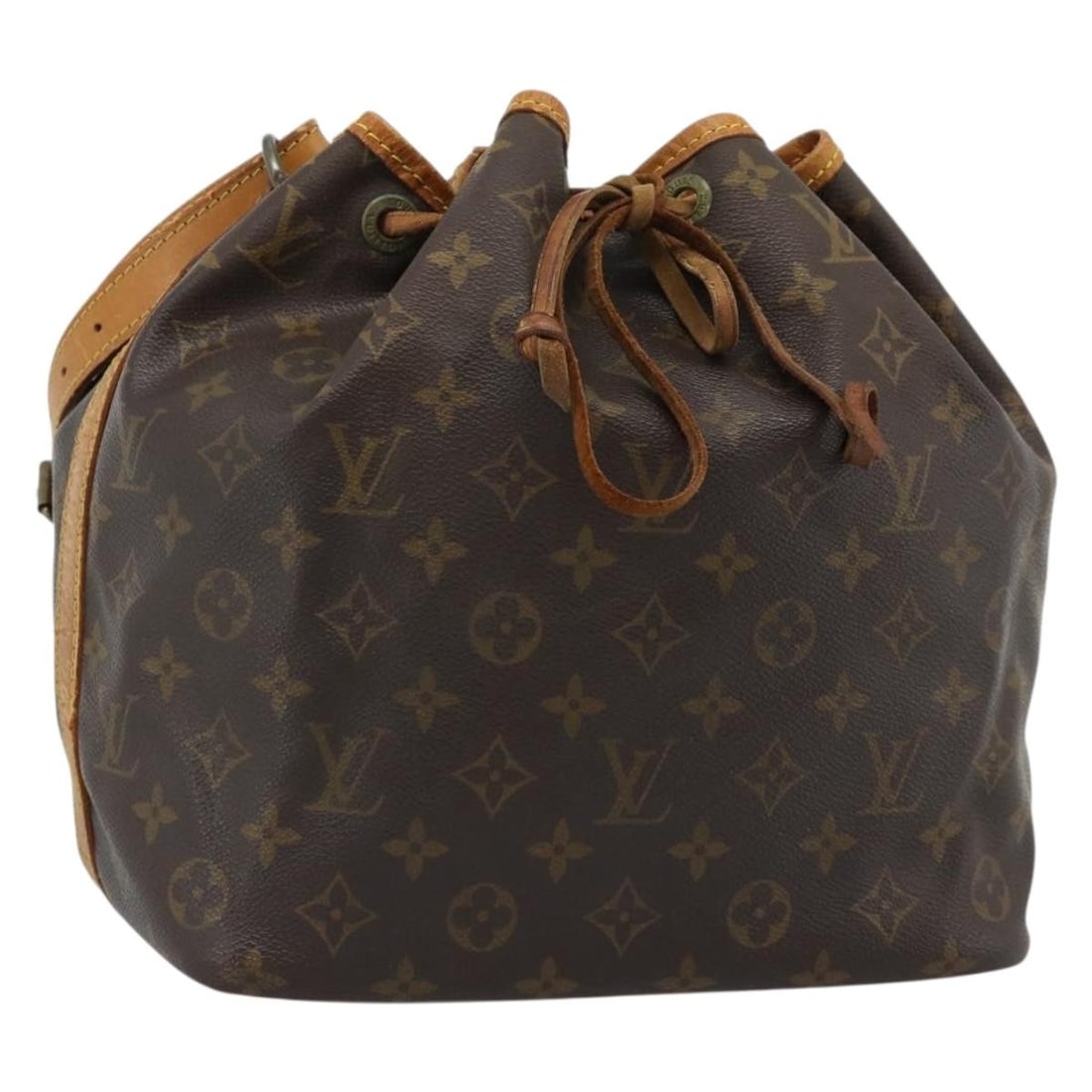 Louis Vuitton M42226 Petit Noe Monogram Canvas Shoulder Bag: Louis Vuitton M42226 Petit Noe Monogram Canvas Shoulder Bag Louis Vuitton Petit Noe shoulder bag in Monogram Canvas, style M42226. This women's bag was made in the USA and comes in the Monogram colorw