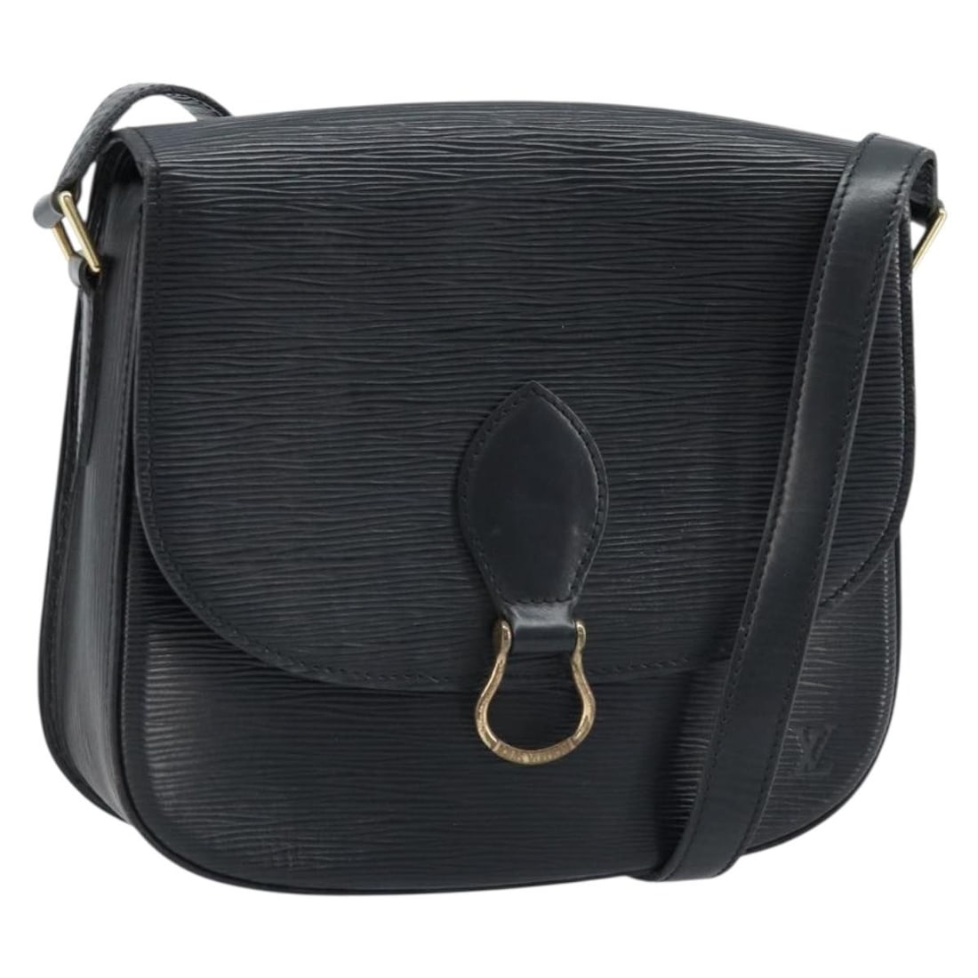 Louis Vuitton M52192 Saint Cloud GM Epi Leather Shoulder Bag Noir: Louis Vuitton M52192 Saint Cloud GM Epi Leather Shoulder Bag Noir Louis Vuitton Saint Cloud GM shoulder bag in Epi leather with a black/noir exterior. Made in France, this women's bag measures approxi