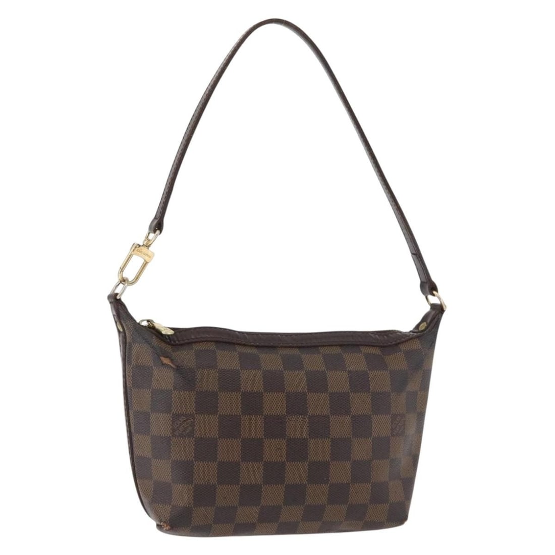 Louis Vuitton Illovo PM Damier Ebene Canvas Shoulder Bag N51996: Louis Vuitton Illovo PM Damier Ebene Canvas Shoulder Bag N51996 Louis Vuitton Damier Ebene Illovo PM shoulder bag in Damier Ebene canvas, made in France. The bag measures approximately W24 cm x H14 cm