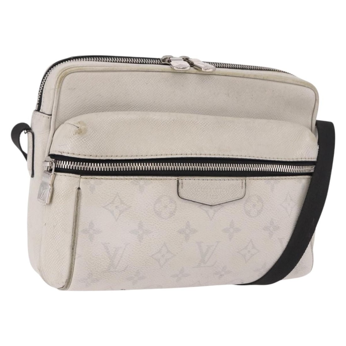 Louis Vuitton Alpha Messenger M31069 White Monogram Canvas Shoulder Bag (1 of 18)