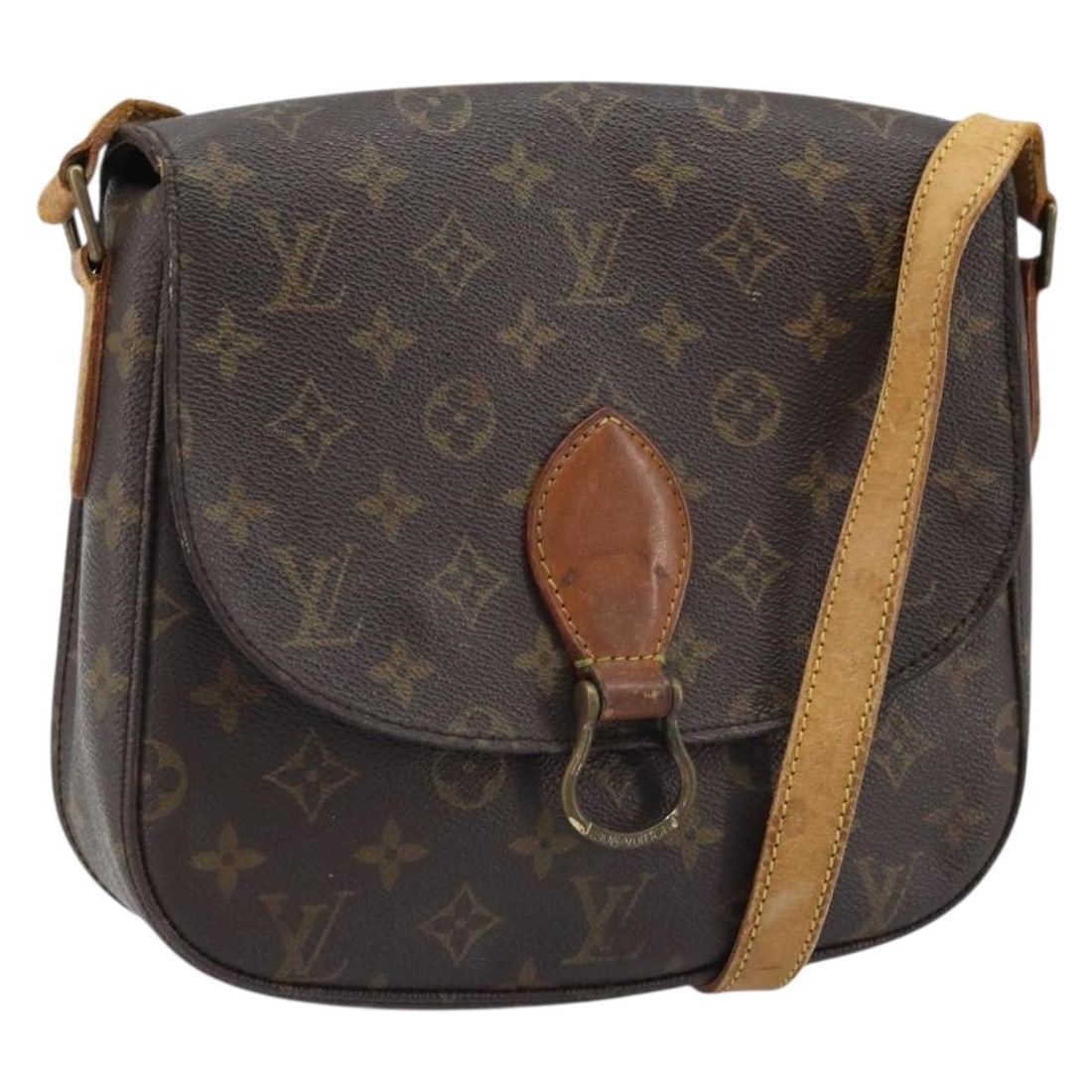 Monogram Canvas Saint Cloud GM Shoulder Bag by Louis Vuitton M51242: Monogram Canvas Saint Cloud GM Shoulder Bag by Louis Vuitton M51242 This is a Louis Vuitton Monogram Saint Cloud GM shoulder bag crafted from signature monogram canvas. Designed for women, it features