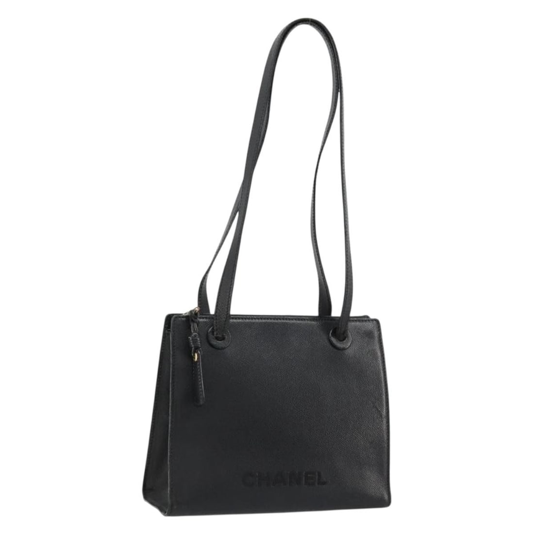 Black Chanel Caviar Skin Tote with Gold CC Italy: Black Chanel Caviar Skin Tote with Gold CC Italy This CHANEL tote bag is crafted from black caviar skin leather and features gold-tone CC hardware. Designed for women, it offers a spacious interior wi