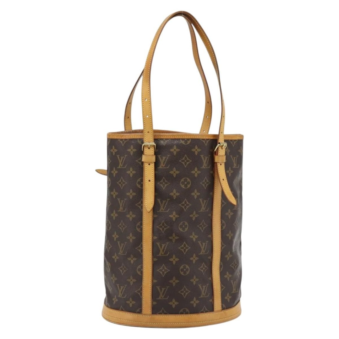 Louis Vuitton M42236 Monogram Canvas GM Bucket Shoulder Bag: Louis Vuitton M42236 Monogram Canvas GM Bucket Shoulder Bag A Louis Vuitton Monogram Bucket GM shoulder bag crafted from Monogram Canvas. It is made in France and identified by product number M42236 w