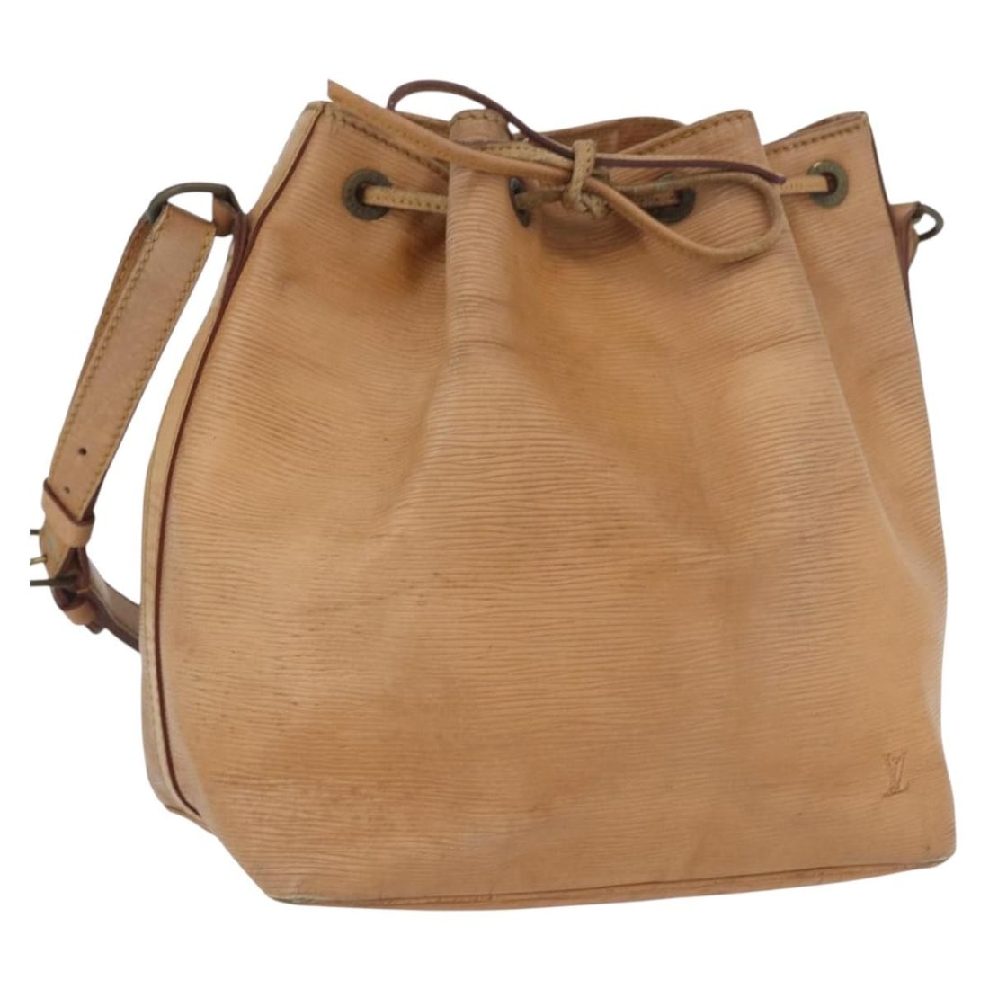 Louis Vuitton Petit Noe Epi Leather Beige Shoulder Bag M44106 France (1 of 18)