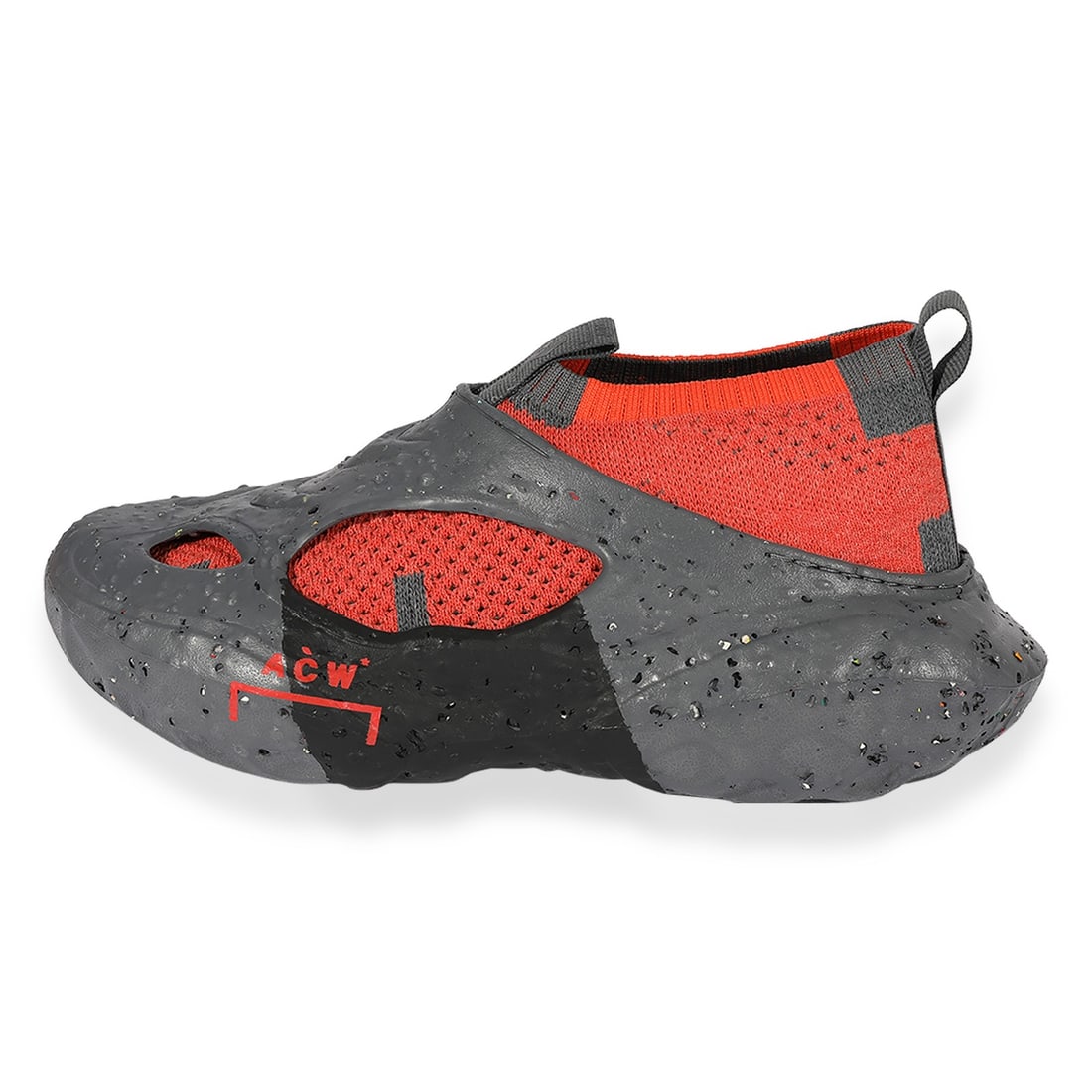 Converse A-Cold-Wall x Sponge Crater CX Dark Grey Tangerine Tango Sneakers (1 of 5)