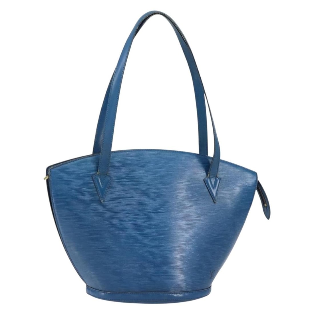 LOUIS VUITTON Epi Leather Saint Jacques Shoulder Bag Blue M52275 Auth: LOUIS VUITTON Epi Leather Saint Jacques Shoulder Bag Blue M52275 Auth This authentic Louis Vuitton Epi Saint Jacques Shopping Shoulder Bag is a stylish accessory that blends elegance with practicality