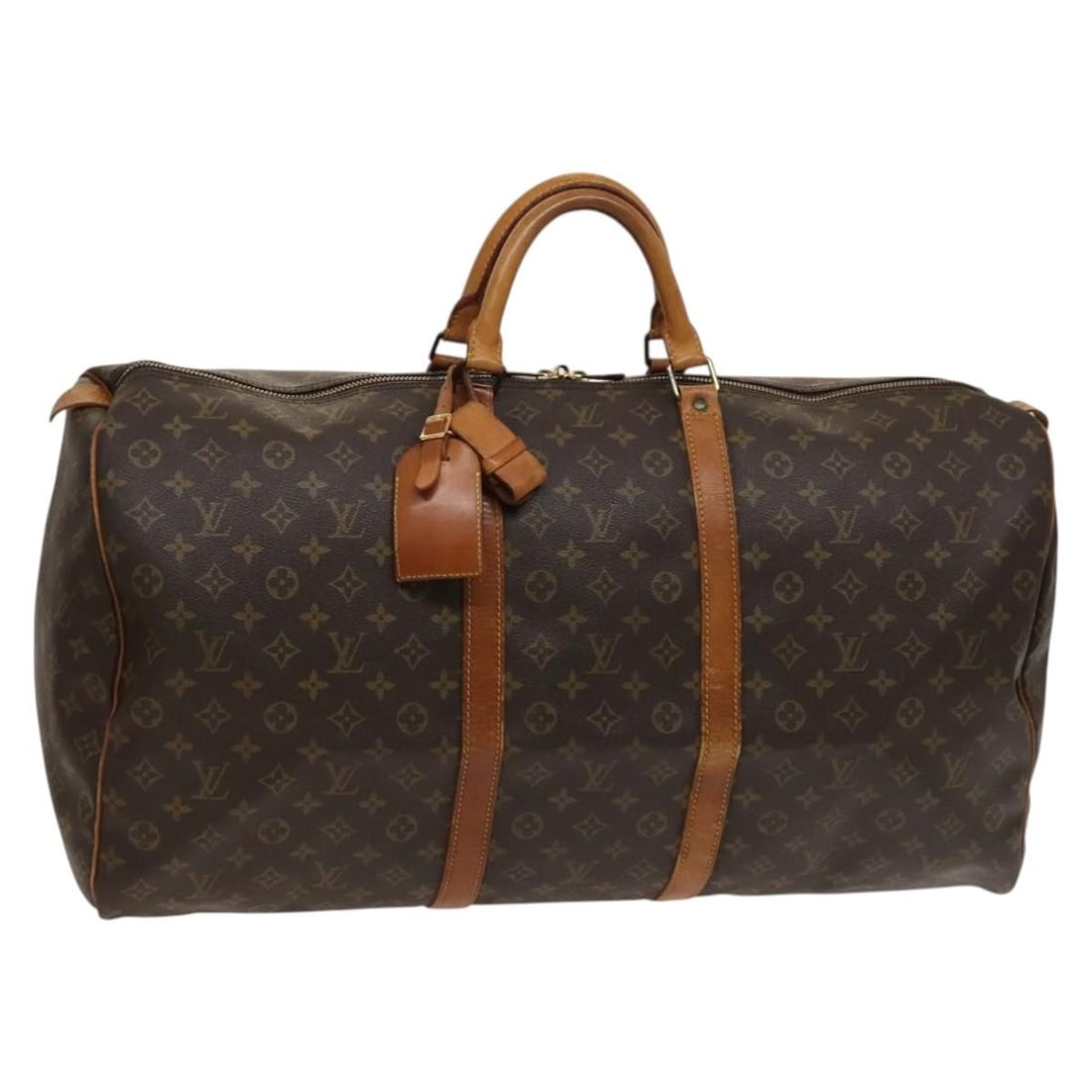 LOUIS VUITTON Monogram Keepall 60 Boston Bag M41422 Auth France: LOUIS VUITTON Monogram Keepall 60 Boston Bag M41422 Auth France This LOUIS VUITTON Monogram Keepall 60 Boston Bag is a luxurious travel companion, handcrafted in France from durable Monogram Canvas. T