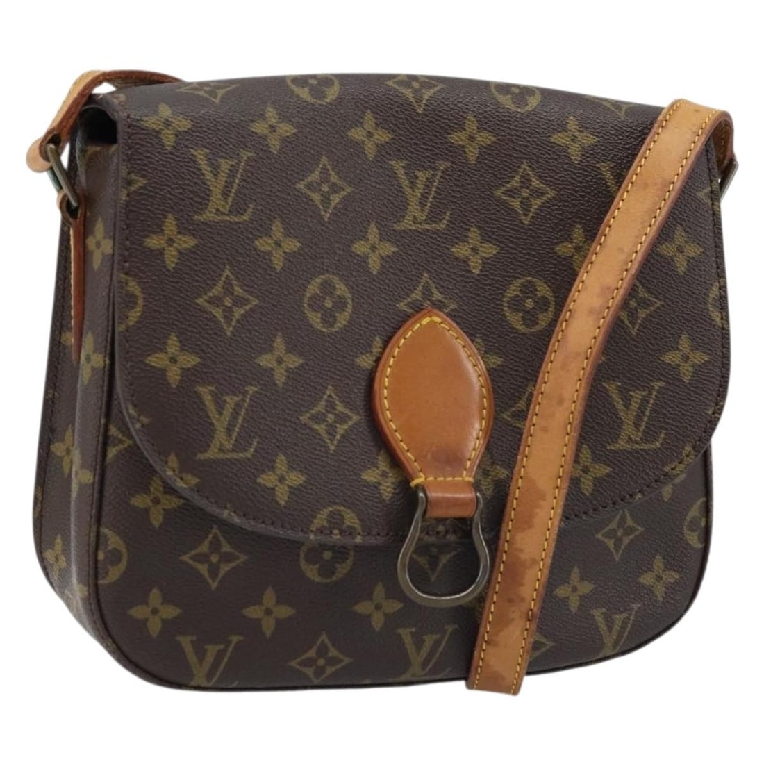 Louis Vuitton Saint Cloud GM Monogram Canvas Shoulder Bag M51242: Louis Vuitton Saint Cloud GM Monogram Canvas Shoulder Bag M51242 This Louis Vuitton Monogram Saint Cloud GM Shoulder Bag features the signature monogram canvas in classic brown tones. Designed for wom