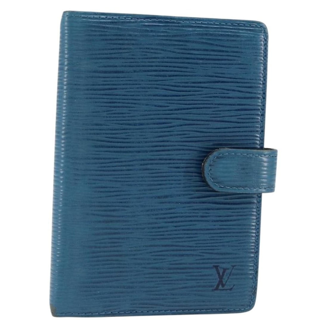 LOUIS VUITTON Epi Leather Blue Day Planner Cover R20055 Auth: LOUIS VUITTON Epi Leather Blue Day Planner Cover R20055 Auth This LOUIS VUITTON Epi Agenda PM Day Planner Cover in a striking blue hue is crafted from premium Epi Leather, ensuring durability and a lu