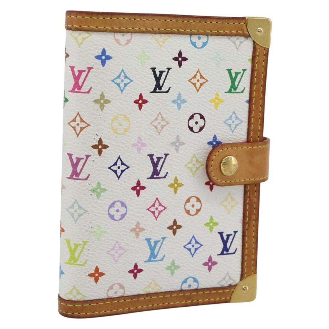 Louis Vuitton R21074 Monogram Multicolor PM Day Planner Cover White (1 of 18)