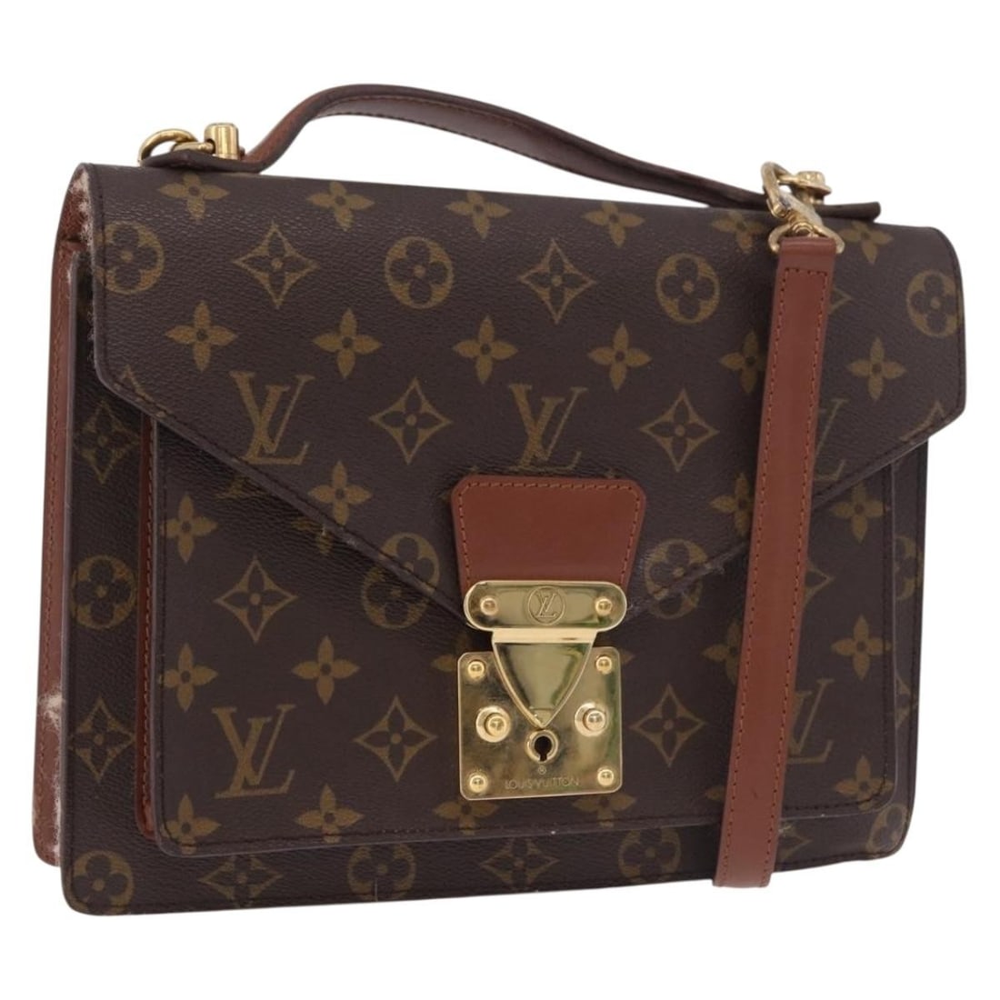 Louis Vuitton Monceau 26 Monogram Canvas Shoulder Bag M51187: Louis Vuitton Monceau 26 Monogram Canvas Shoulder Bag M51187 Louis Vuitton Monceau 26 shoulder bag in Monogram Canvas, made in France. This women's bag features the classic Monogram color and comes wi