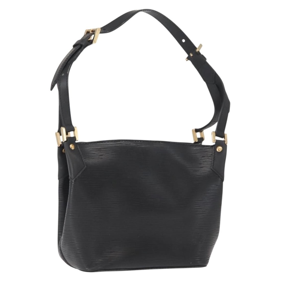 Louis Vuitton Mandala PM Black Epi Leather Shoulder Bag M58932: Louis Vuitton Mandala PM Black Epi Leather Shoulder Bag M58932 Louis Vuitton Epi Mandala PM shoulder bag in black Epi leather, made in France. It features a shoulder strap with an approximate drop of 