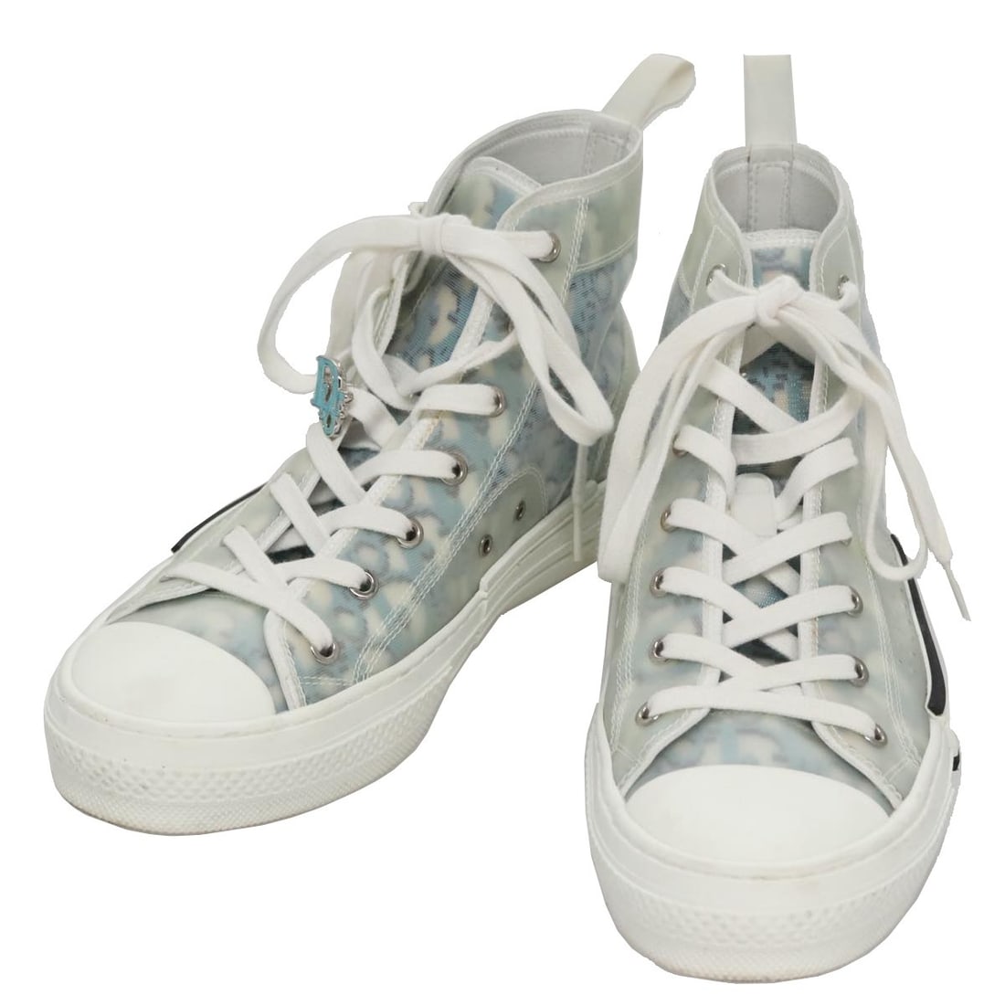 Christian Dior Trotter Canvas Womens Sneakers Blue Size 41 (1 of 18)