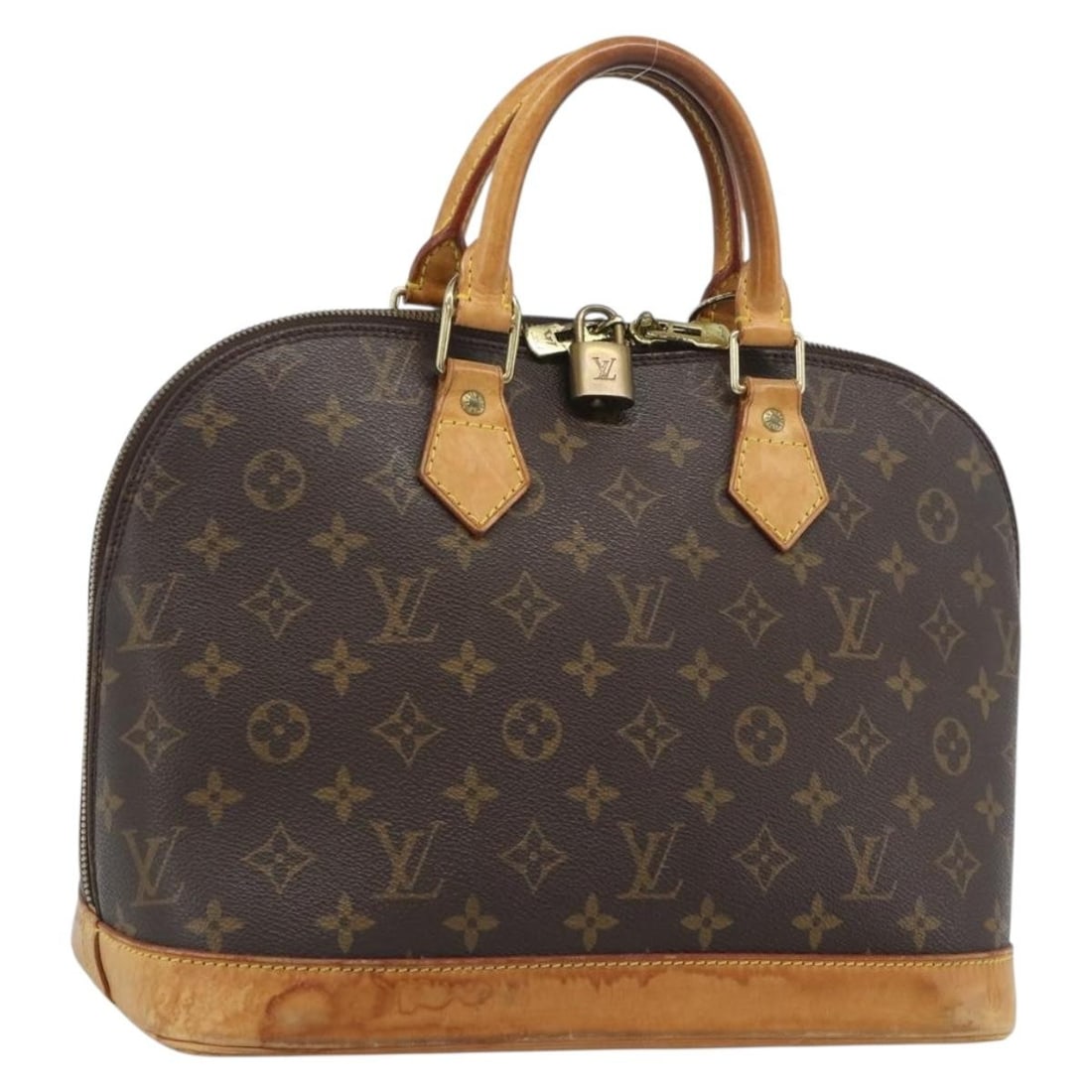 Louis Vuitton M51130 Alma Monogram Canvas Handbag France: Louis Vuitton M51130 Alma Monogram Canvas Handbag France Louis Vuitton Monogram Alma handbag in Monogram Canvas, made in France. This pre-owned bag is identified by product no. M51130 and serial no. B