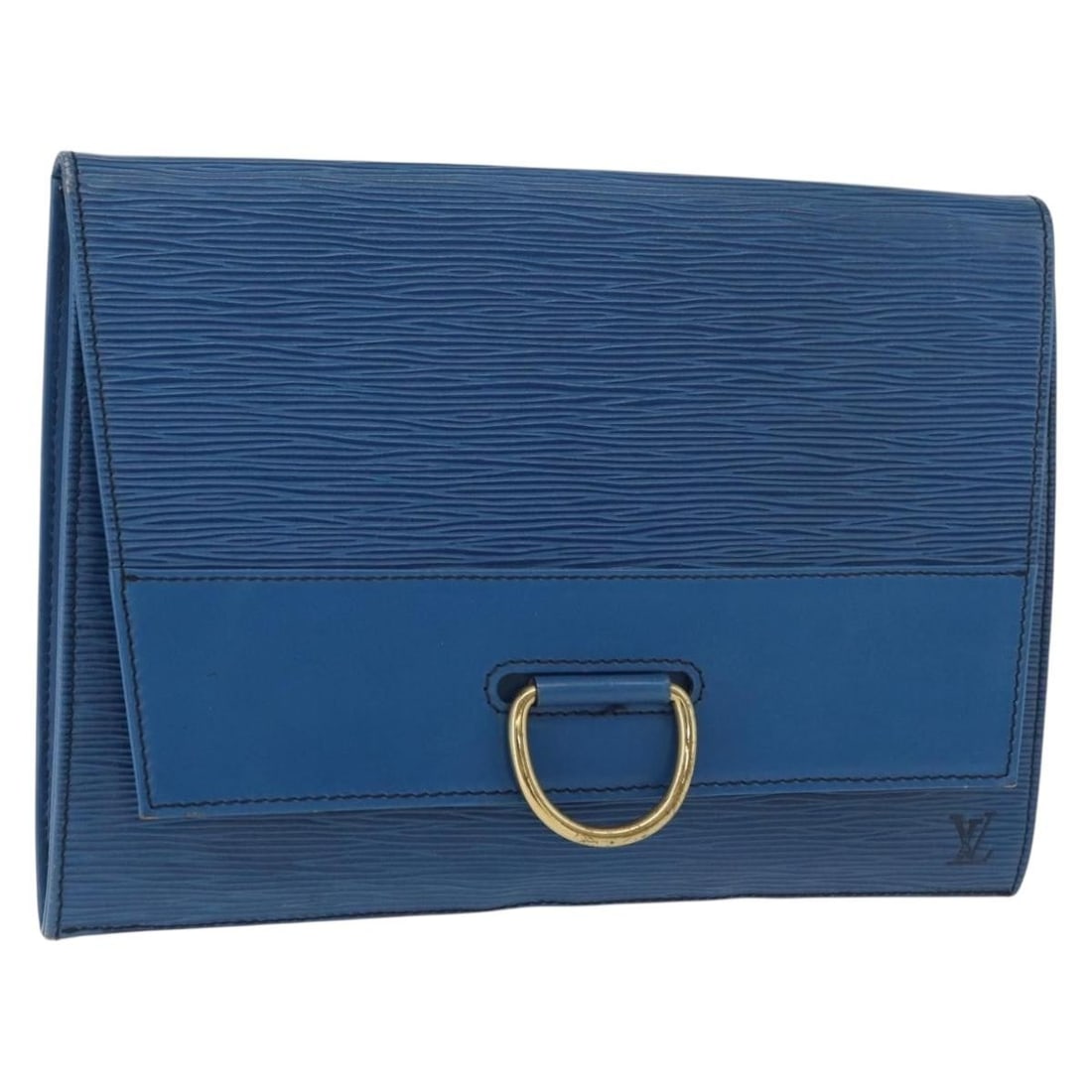 Louis Vuitton Epi Leather Jena Blue Clutch Bag M52715: Louis Vuitton Epi Leather Jena Blue Clutch Bag M52715 This Louis Vuitton Epi Jena clutch bag features a blue Epi leather exterior and is designed for women. The bag is made in France and is part of th
