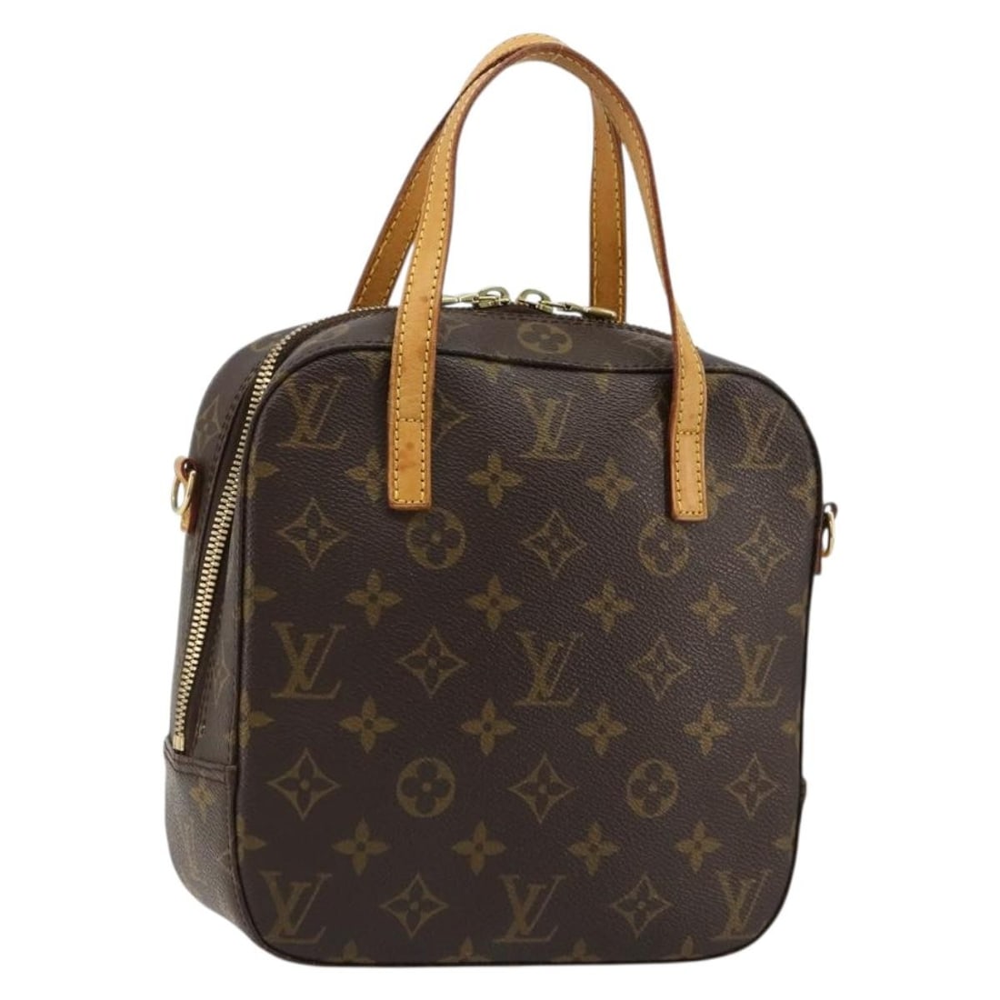 Louis Vuitton Spontini Monogram Canvas Handbag M47500: Louis Vuitton Spontini Monogram Canvas Handbag M47500 Louis Vuitton Monogram Spontini handbag in Monogram Canvas, made in France. The bag measures approximately W20 cm x H20 cm x D8 cm (W7.9 x H7.9 x 