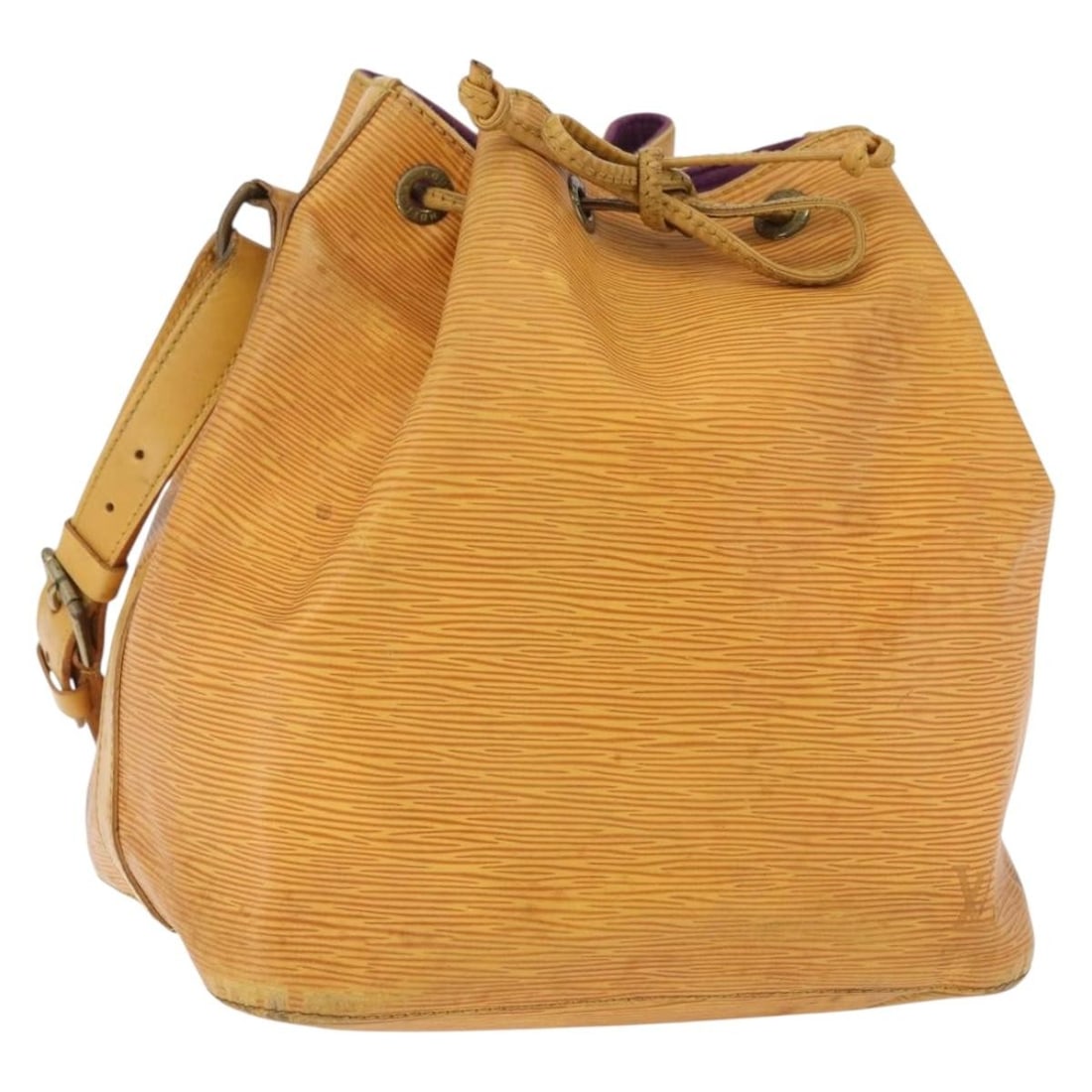 Louis Vuitton M44109 Petit Noe Yellow Epi Leather Shoulder Bag (1 of 18)