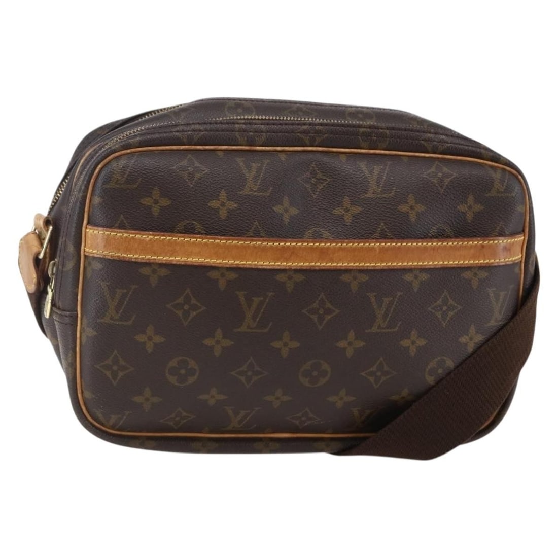 LOUIS VUITTON Monogram Reporter PM Shoulder Bag M45254 Made in France: LOUIS VUITTON Monogram Reporter PM Shoulder Bag M45254 Made in France This authentic LOUIS VUITTON Monogram Reporter PM Shoulder Bag (M45254) is a stylish accessory that showcases the iconic monogram 