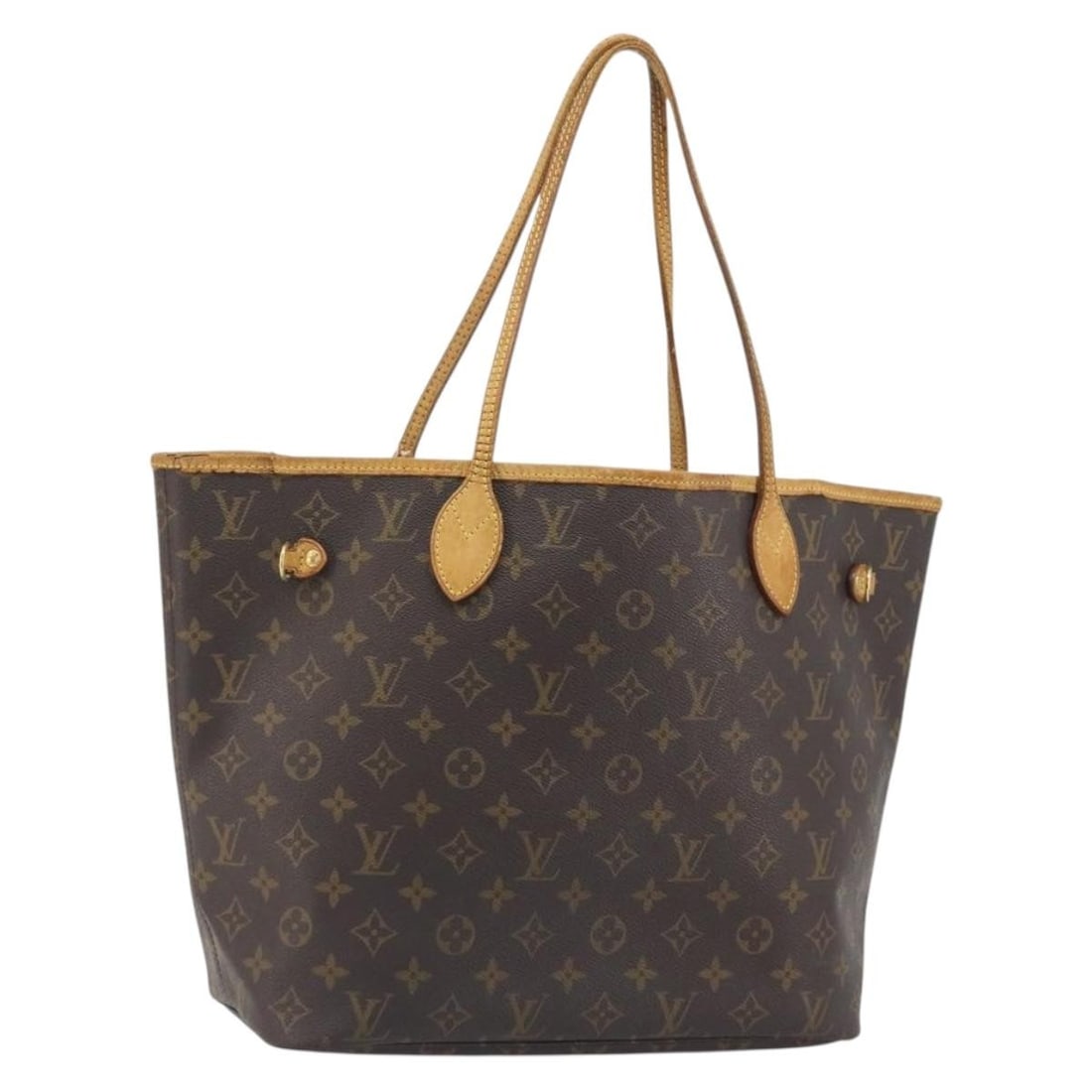Louis Vuitton M40156 Neverfull MM Monogram Canvas Womens Tote: Louis Vuitton M40156 Neverfull MM Monogram Canvas Womens Tote Louis Vuitton Neverfull MM tote bag in Monogram Canvas, made in France. This women's tote features the Monogram exterior and an open-top t