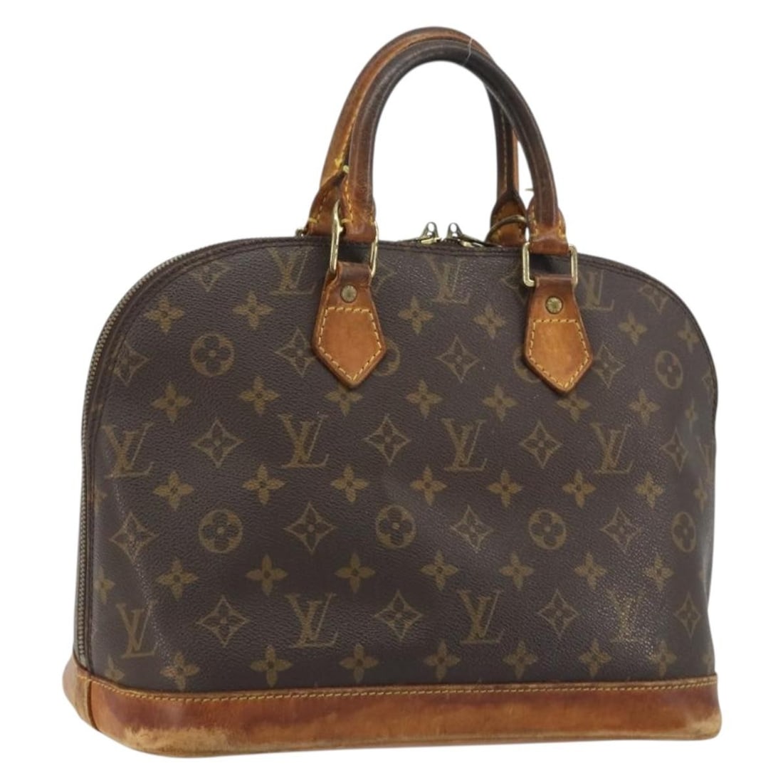 Louis Vuitton M51130 Alma Monogram Canvas Womens Handbag: Louis Vuitton M51130 Alma Monogram Canvas Womens Handbag Louis Vuitton Alma handbag in Monogram canvas, made in France. This women's handbag is offered without the original box or dust bag; only the i