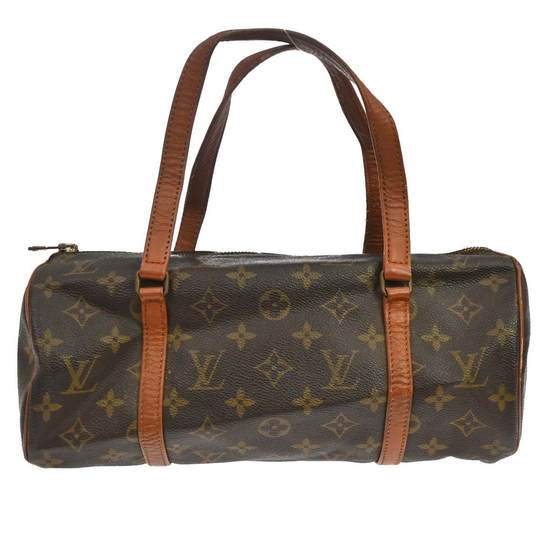 Louis Vuitton Papillon 30 Monogram Canvas Handbag M51365: Louis Vuitton Papillon 30 Monogram Canvas Handbag M51365 Vintage Louis Vuitton Papillon 30 handbag in brown Monogram canvas with leather double handles and a zip closure. Made in France, this women's 