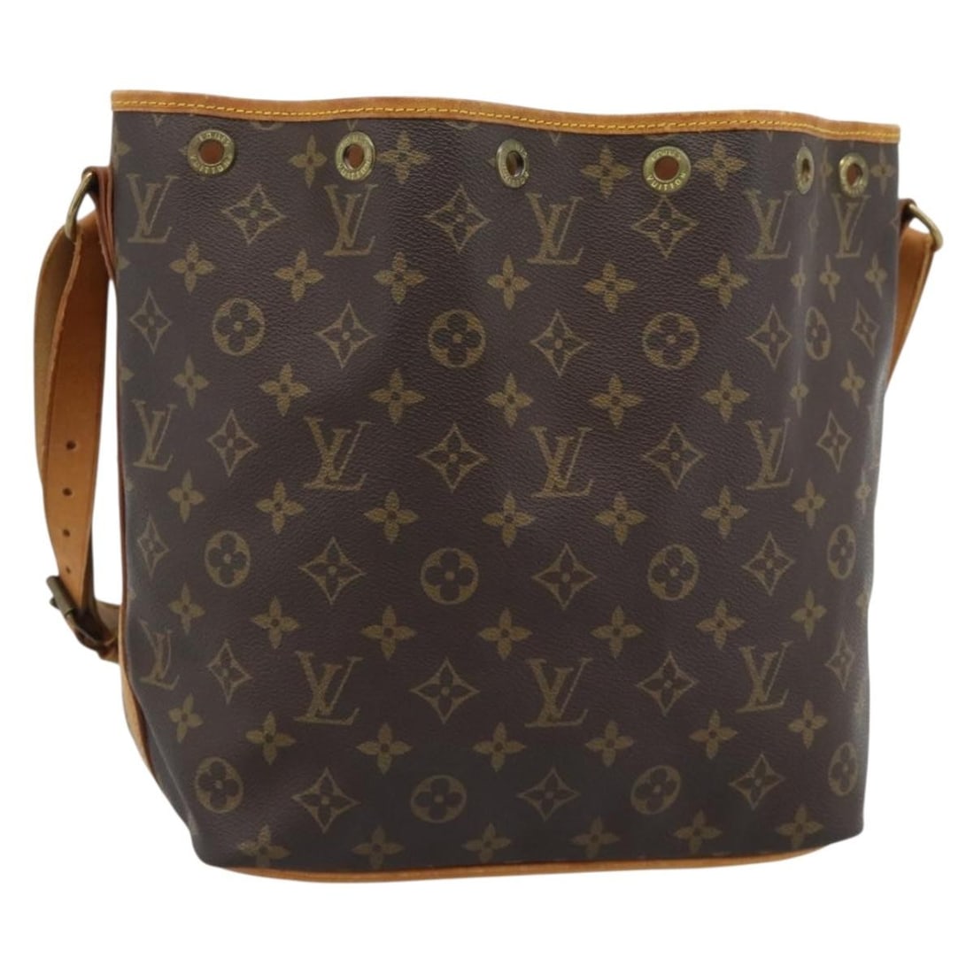 Louis Vuitton Petit Noe Monogram Canvas Shoulder Bag M42226: Louis Vuitton Petit Noe Monogram Canvas Shoulder Bag M42226 Louis Vuitton Petit Noe shoulder bag in Monogram Canvas with a Monogram color pattern. It is a shoulder bag made in France, product no. M422