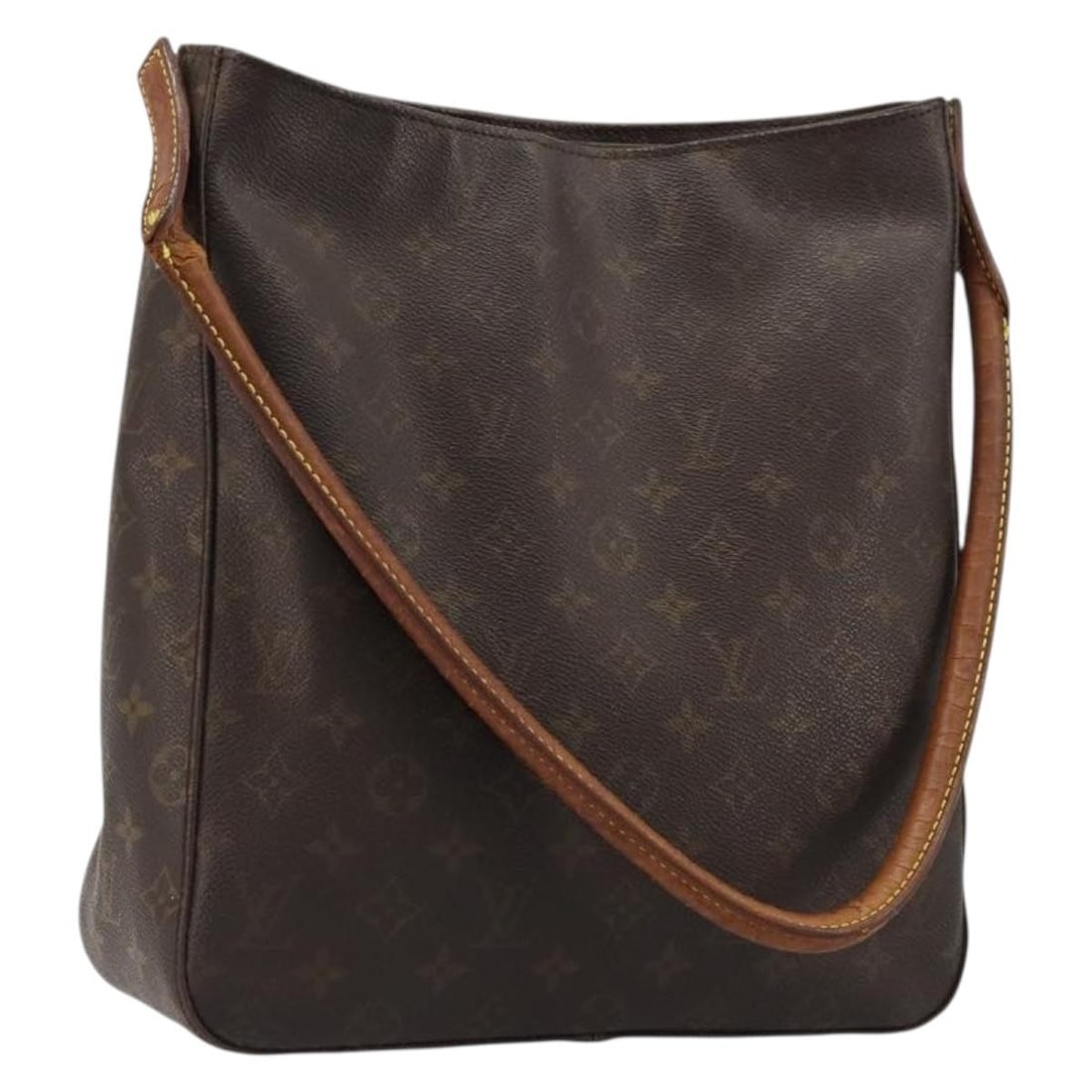 Louis Vuitton M51145 Looping GM Monogram Canvas Shoulder Bag: Louis Vuitton M51145 Looping GM Monogram Canvas Shoulder Bag Louis Vuitton Monogram Looping GM shoulder bag in Monogram canvas, made in France. This women's shoulder bag is offered as the bag only; it
