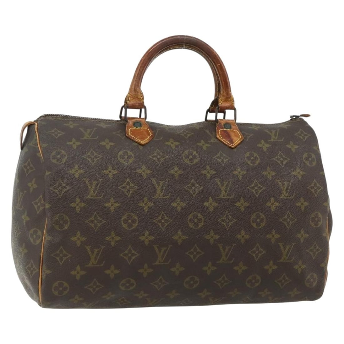 Louis Vuitton Speedy 35 Monogram Canvas Handbag M41524: Louis Vuitton Speedy 35 Monogram Canvas Handbag M41524 This is a Louis Vuitton Monogram Speedy 35 handbag, crafted from the brand's signature monogram canvas. The bag was made in France and is designe