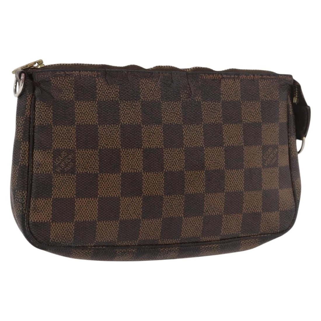 Louis Vuitton N41206 Damier Ebene Accessory Pouch Missing Strap: Louis Vuitton N41206 Damier Ebene Accessory Pouch Missing Strap Louis Vuitton Damier Ebene Pochette Accessoires accessory pouch in Damier Ebene canvas. This women's pouch was made in France and is off