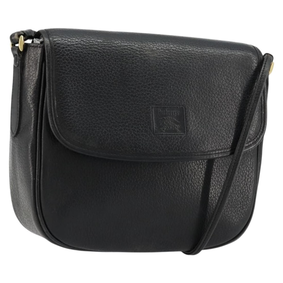 Burberrys black leather women shoulder bag gold accents: Burberrys black leather women shoulder bag gold accents This Burberrys shoulder bag is crafted from black leather with gold-tone accents. Designed for women, it features a structured silhouette with a