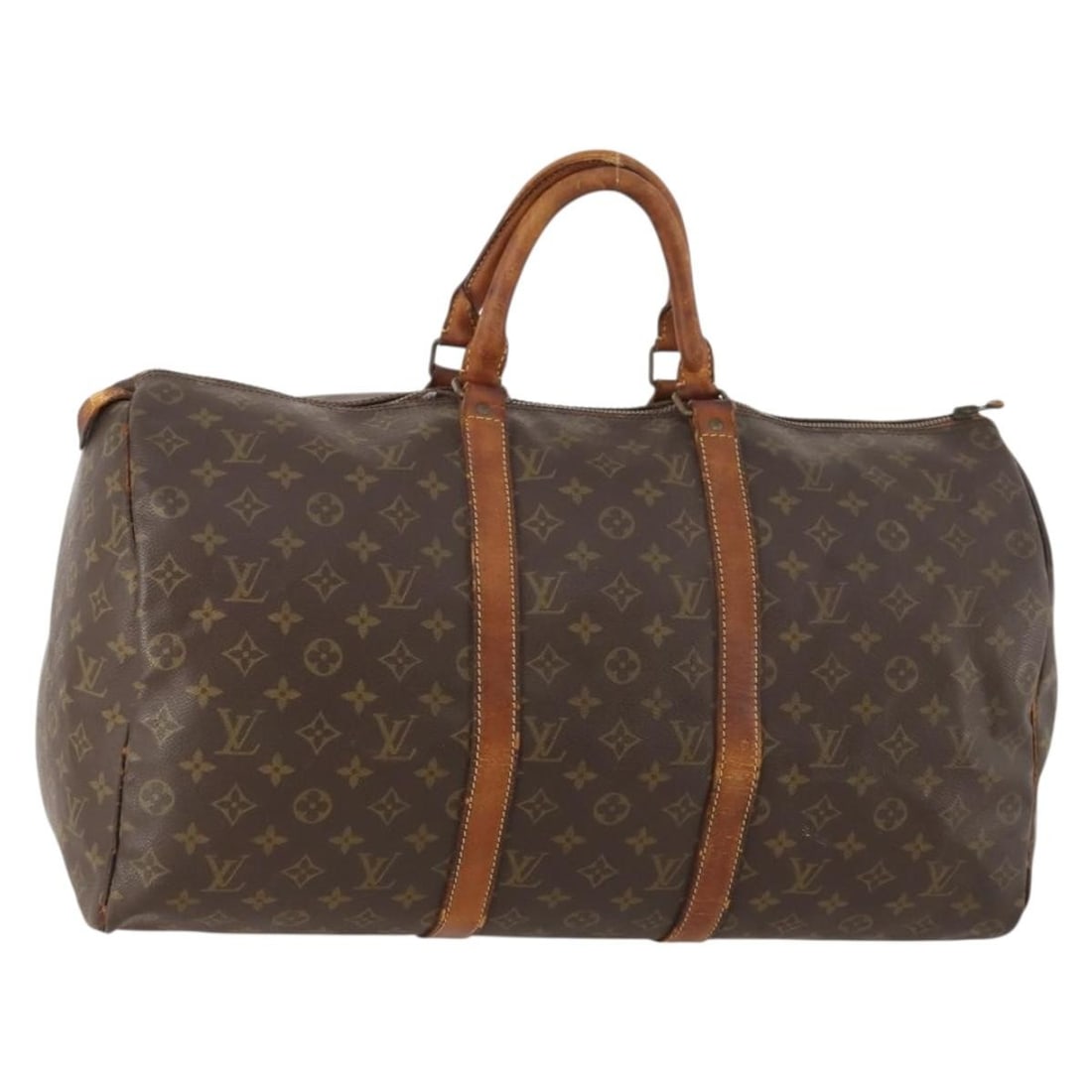 Louis Vuitton M41426 Keepall 50 Monogram Canvas Boston Bag: Louis Vuitton M41426 Keepall 50 Monogram Canvas Boston Bag A Louis Vuitton Keepall 50 Boston bag in Monogram Canvas with the classic Monogram colorway. Made in France, this model is product no. M41426