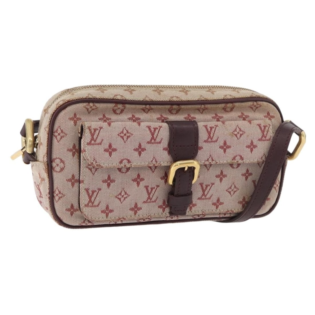 Louis Vuitton M92219 Juliet MM Red Monogram Mini Canvas Shoulder Bag (1 of 18)