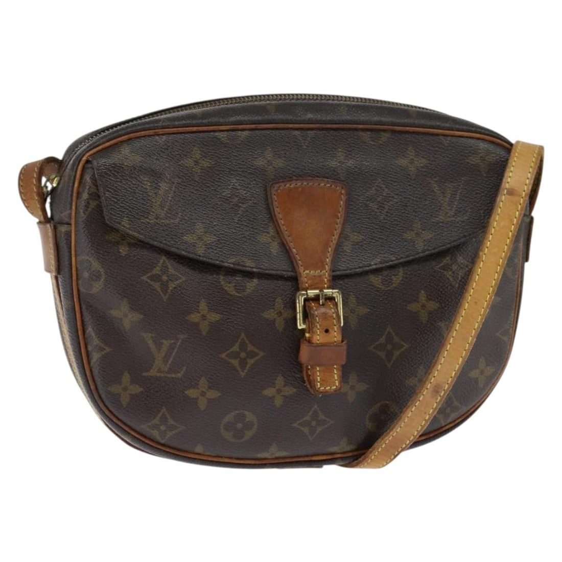 LOUIS VUITTON Monogram Jeune Fille MM Shoulder Bag M51226 Authenticated: LOUIS VUITTON Monogram Jeune Fille MM Shoulder Bag M51226 Authenticated This Louis Vuitton Monogram Jeune Fille MM Shoulder Bag (M51226) is a stunning accessory that showcases the iconic monogram canv
