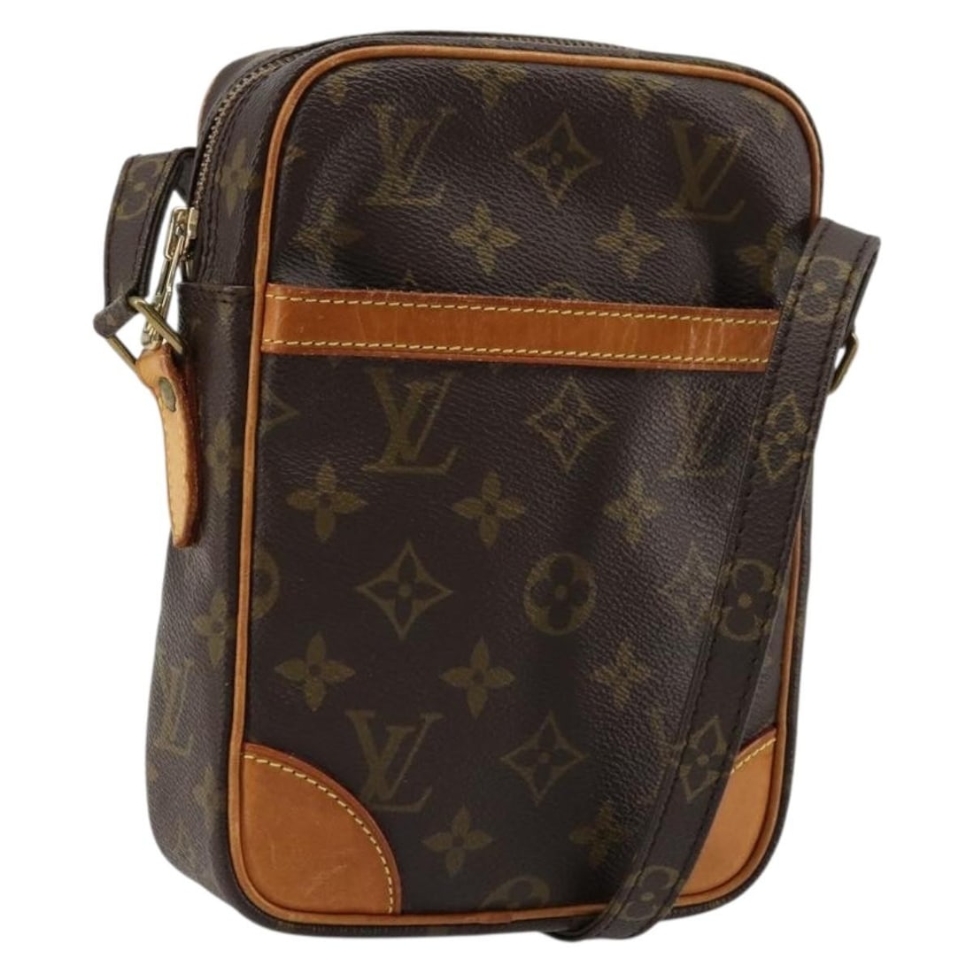 Louis Vuitton Danube M45266 Monogram Canvas Shoulder Bag: Louis Vuitton Danube M45266 Monogram Canvas Shoulder Bag A Louis Vuitton Monogram Danube shoulder bag made from Monogram Canvas in the classic Monogram colorway. This pre-owned bag was made in France 