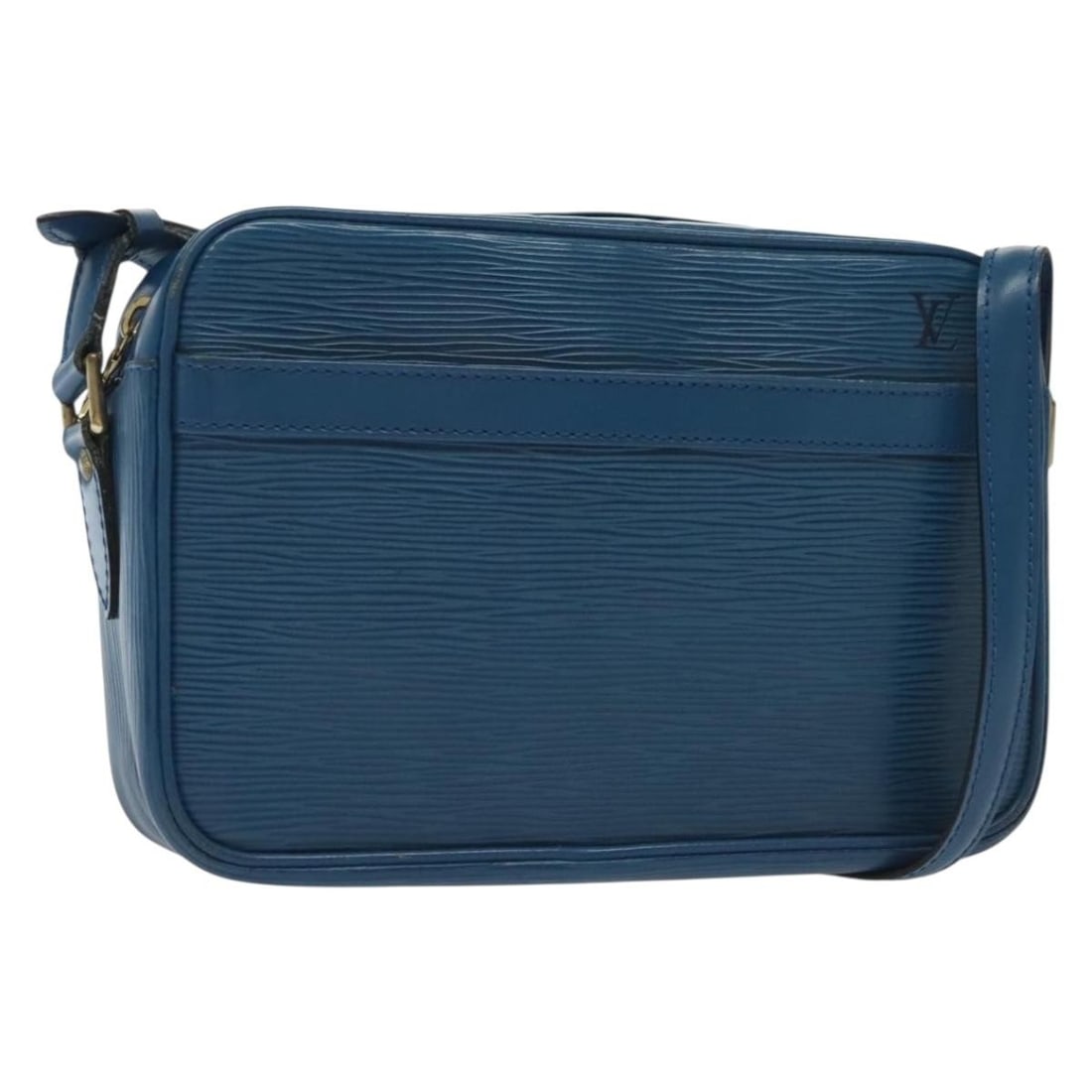 Louis Vuitton Trocadero 23 Blue Epi Leather Shoulder Bag M52305: Louis Vuitton Trocadero 23 Blue Epi Leather Shoulder Bag M52305 This is a Louis Vuitton Epi Trocadero 23 shoulder bag in blue Epi leather. It was made in France and has product number M52305. The bag 