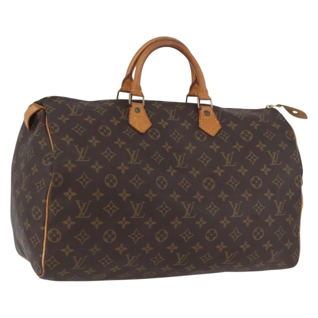 Louis Vuitton M41522 Speedy 40 Monogram Canvas Handbag: Louis Vuitton M41522 Speedy 40 Monogram Canvas Handbag Louis Vuitton Monogram Speedy 40 hand bag in Monogram Canvas, made in France. This women's bag is identified by product no. M41522 and serial no.