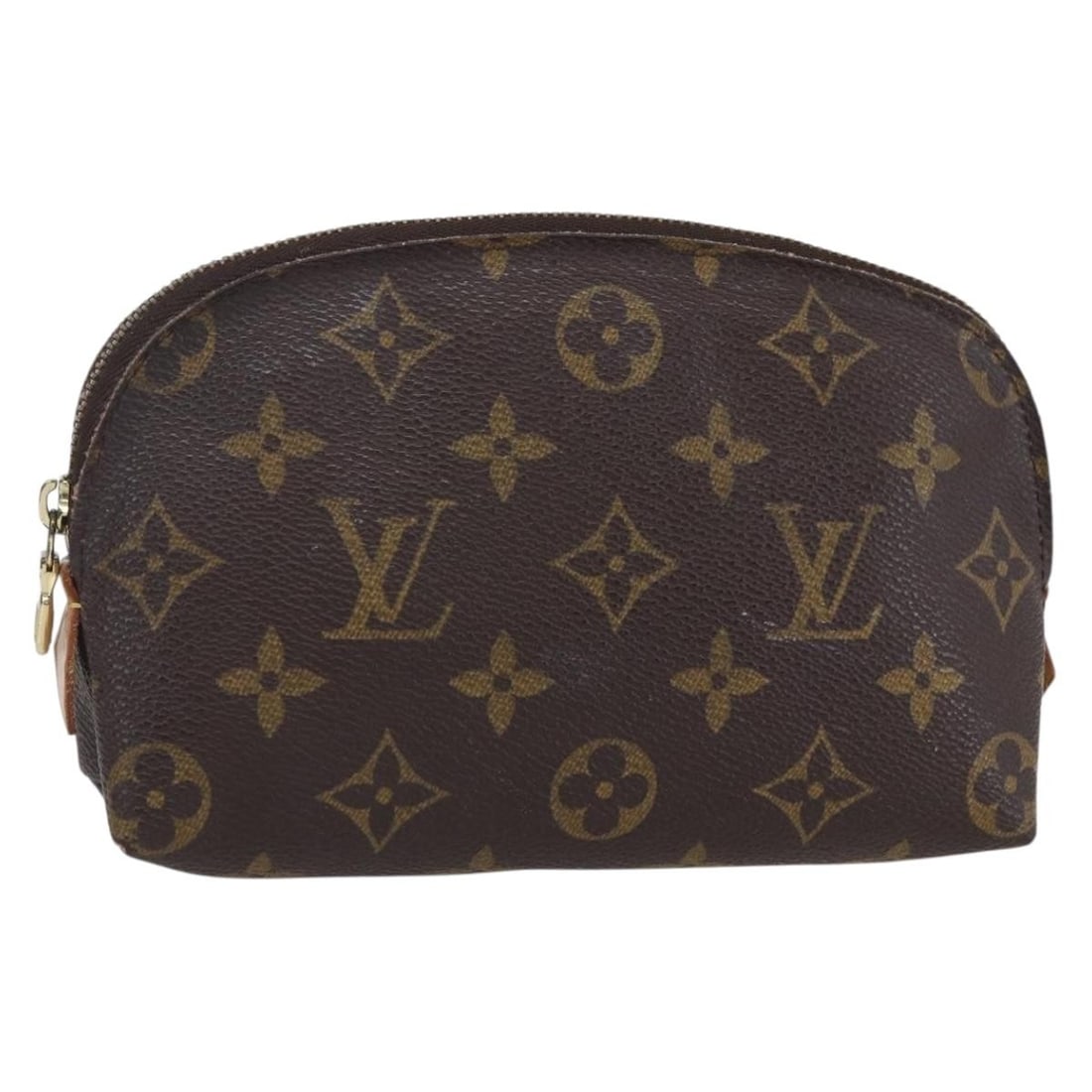 LOUIS VUITTON Monogram Cosmetic Pouch M47515 Auth Made in Spain: LOUIS VUITTON Monogram Cosmetic Pouch M47515 Auth Made in Spain This LOUIS VUITTON Monogram Pochette Cosmetic PM is a stylish and practical cosmetic pouch crafted from durable monogram canvas. Designe