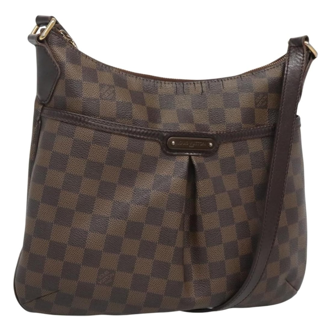 Louis Vuitton Bloomsbury PM Damier Ebene Shoulder Bag N42251: Louis Vuitton Bloomsbury PM Damier Ebene Shoulder Bag N42251 Louis Vuitton Bloomsbury PM shoulder bag in Damier Ebene canvas. This women's bag is made in France and includes the bag only; no item box 