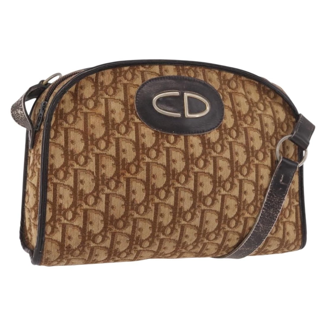 Christian Dior Beige Trotter Canvas Shoulder Bag France: Christian Dior Beige Trotter Canvas Shoulder Bag France A Christian Dior shoulder bag in beige Trotter Canvas, made in France. This women's bag features an exterior in Trotter Canvas with a shoulder s