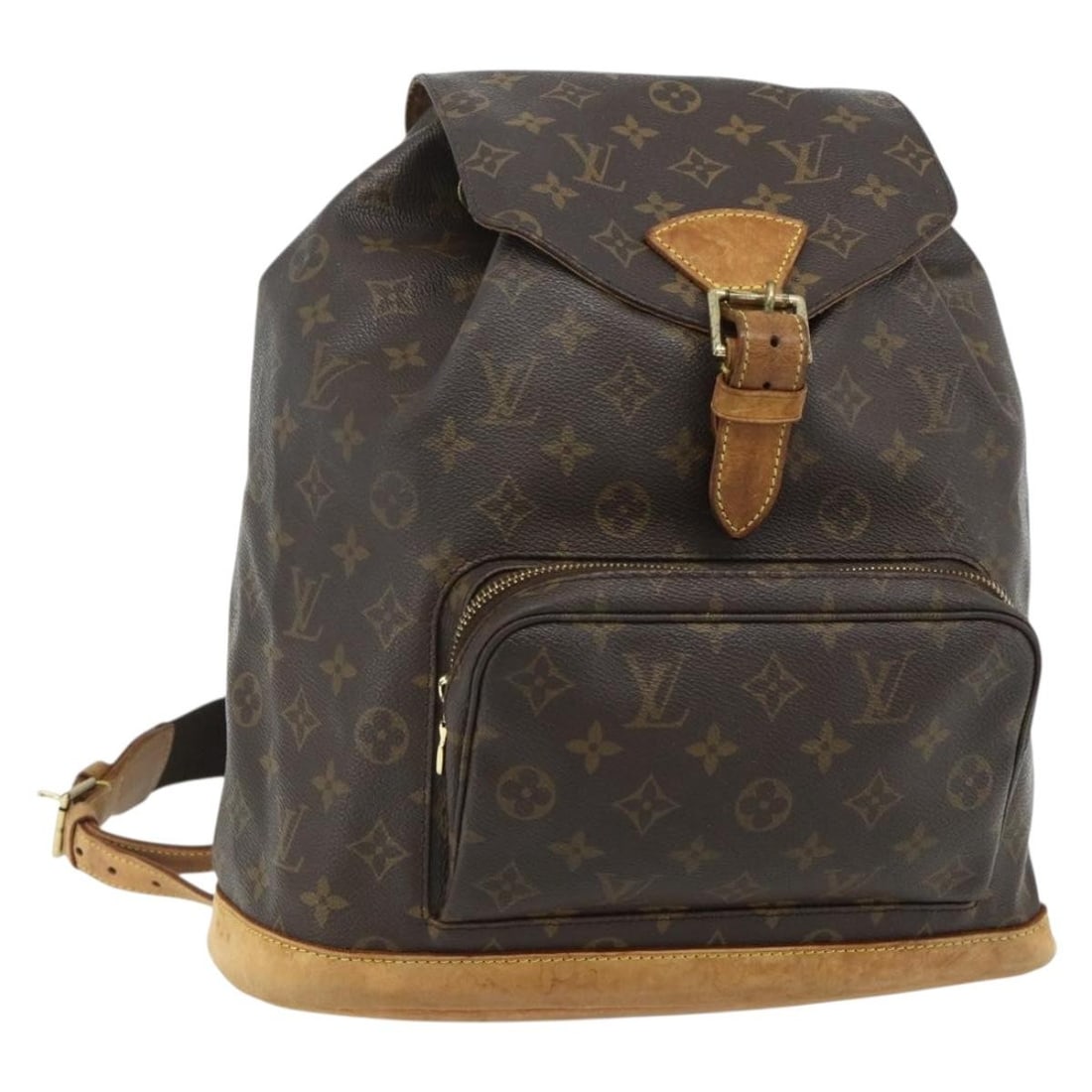 Louis Vuitton M51135 Montsouris GM Monogram Canvas Backpack: Louis Vuitton M51135 Montsouris GM Monogram Canvas Backpack Authentic Louis Vuitton Montsouris GM backpack in Monogram canvas, model M51135, made in France. This women's backpack is offered without th