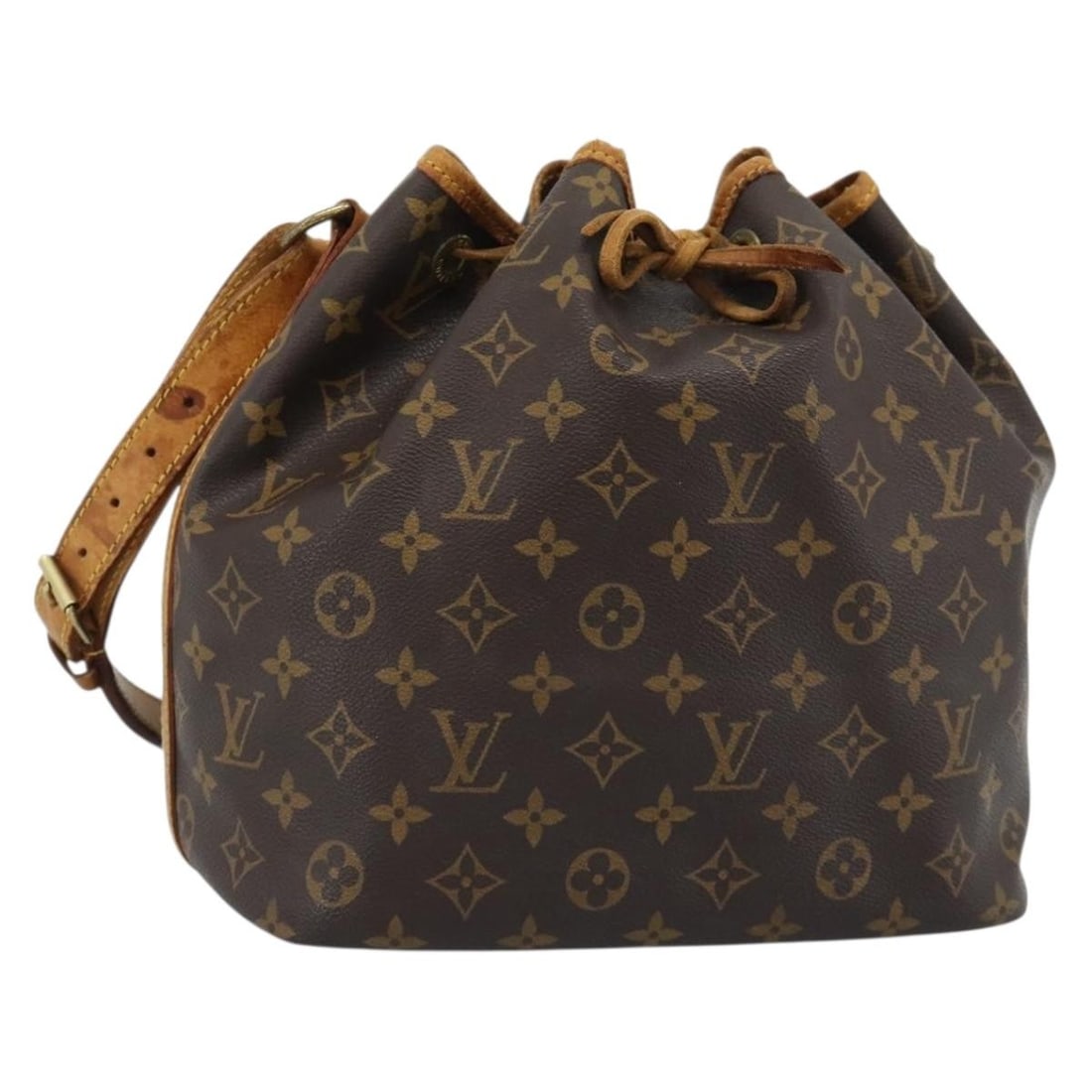 Louis Vuitton M42226 Petit Noe Monogram Canvas Shoulder Bag: Louis Vuitton M42226 Petit Noe Monogram Canvas Shoulder Bag Louis Vuitton Petit Noe shoulder bag in Monogram Canvas, made in France. This women's bag features the Monogram colorway and comes with the 