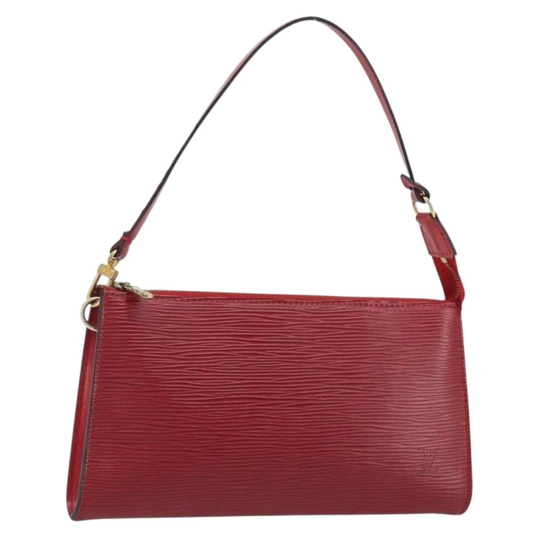 Louis Vuitton M52947 Epi Leather Red Pochette Accessoires Pouch: Louis Vuitton M52947 Epi Leather Red Pochette Accessoires Pouch Louis Vuitton Epi Pochette Accessoires pouch in red Epi leather, made in France. This women's pouch is identified by product number M529