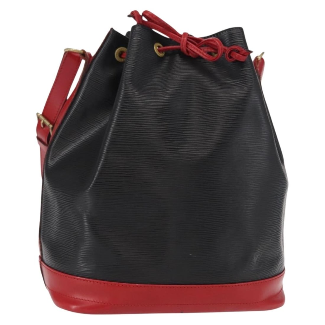Louis Vuitton Epi Noe Bicolor Shoulder Bag Black Red M44017 Authentic: Louis Vuitton Epi Noe Bicolor Shoulder Bag Black Red M44017 Authentic This Louis Vuitton Epi Noe Shoulder Bag in a striking bicolor design of black and red is a chic accessory for any occasion. Crafte