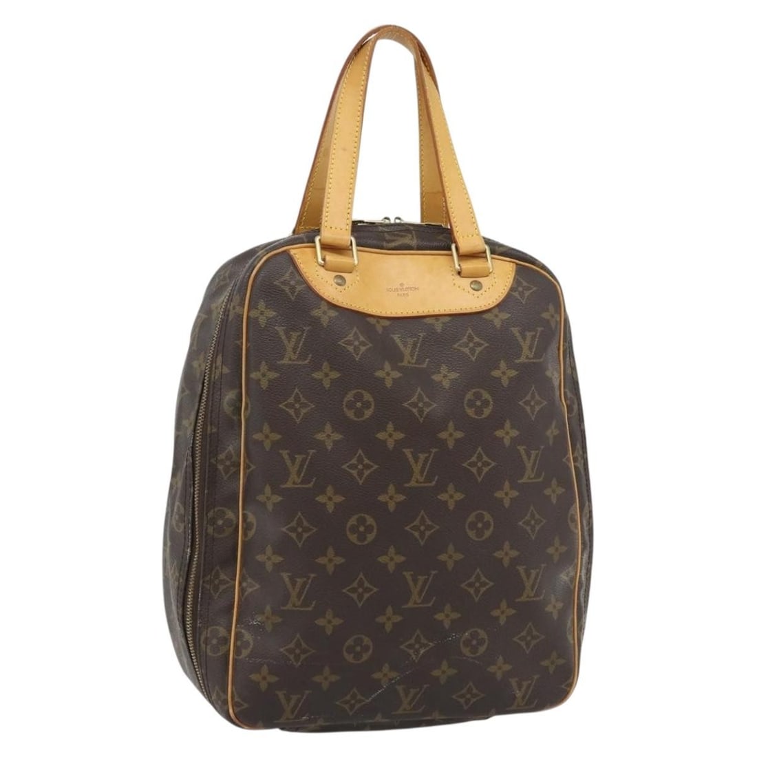 Louis Vuitton M41450 Excursion Monogram Canvas Handbag France: Louis Vuitton M41450 Excursion Monogram Canvas Handbag France Louis Vuitton Excursion handbag in Monogram canvas, model M41450, made in France. This women's bag is offered as the item only; the origin