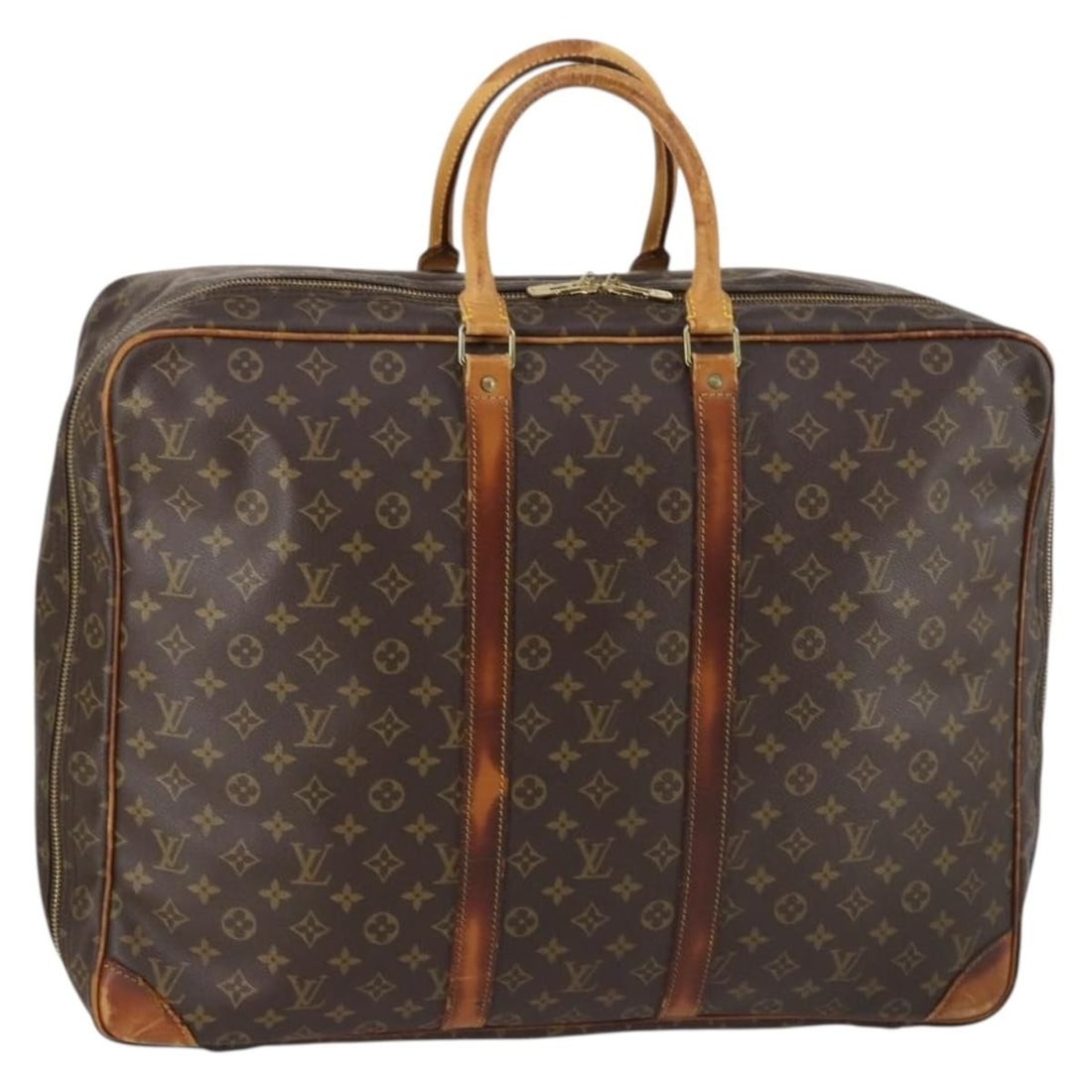 LOUIS VUITTON Monogram Sirius 55 Boston Bag M41404 Auth France: LOUIS VUITTON Monogram Sirius 55 Boston Bag M41404 Auth France This exquisite Louis Vuitton Monogram Sirius 55 Boston Bag showcases the iconic monogram canvas, a hallmark of luxury and sophistication.