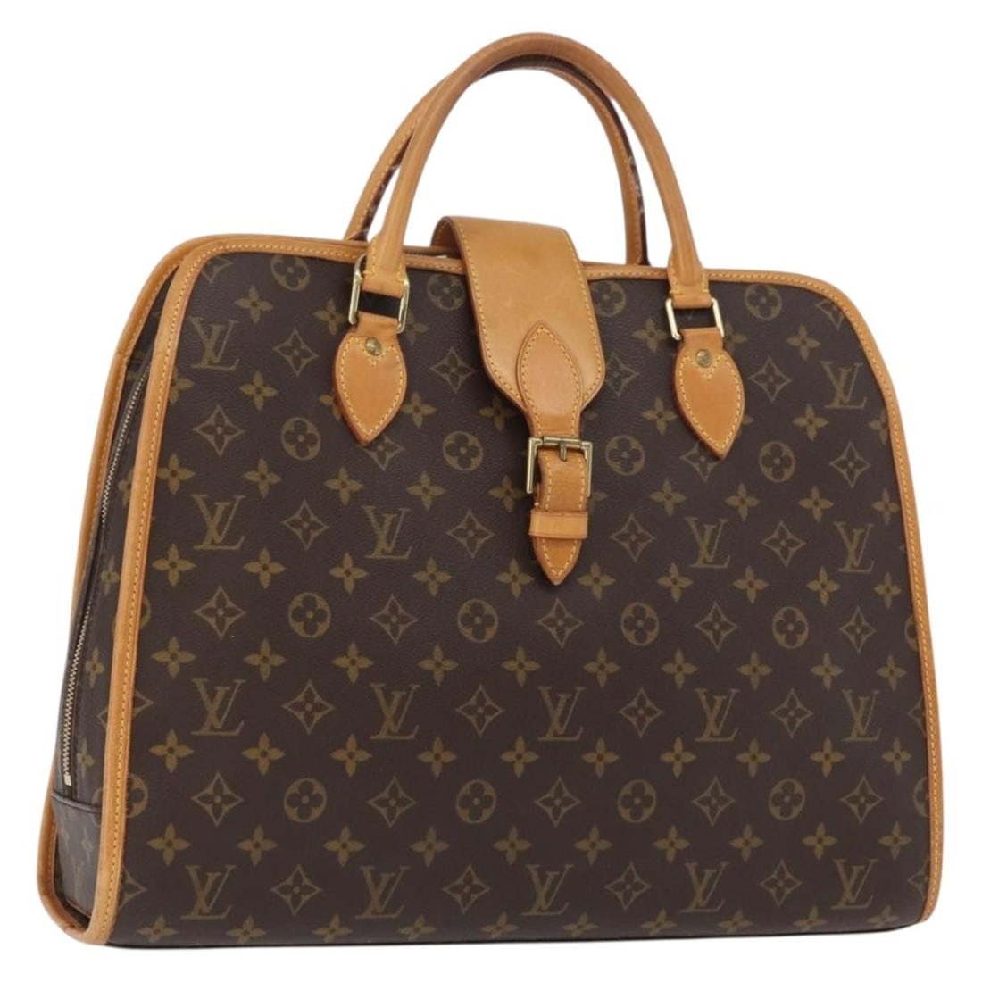 Louis Vuitton M53380 Rivoli Monogram Canvas Womens Handbag: Louis Vuitton M53380 Rivoli Monogram Canvas Womens Handbag Louis Vuitton Rivoli handbag in Monogram canvas, made in France. This women's handbag is offered without the item box or dust bag, and only t