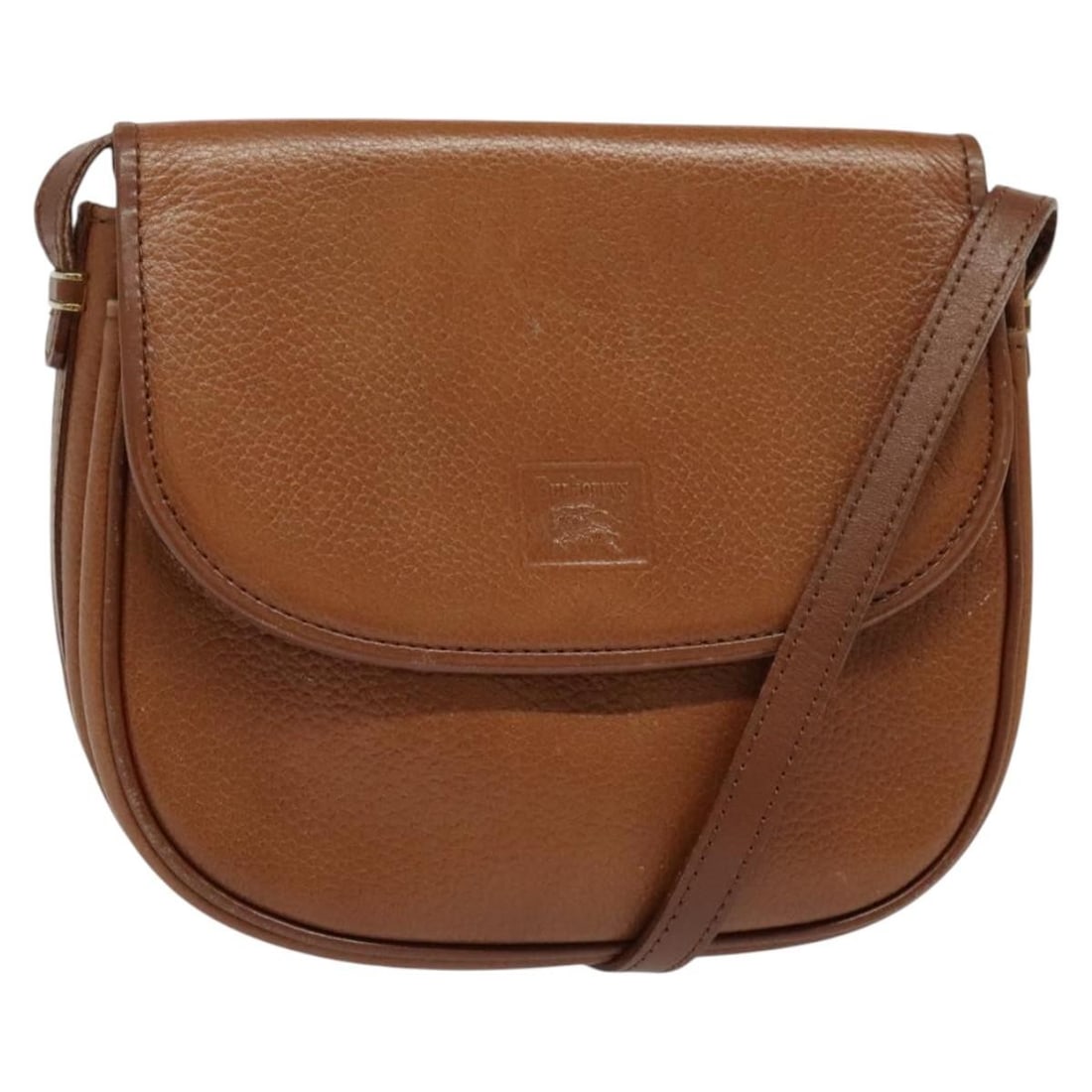 Burberrys Brown Gold Leather Shoulder Bag with Adjustable Strap: Burberrys Brown Gold Leather Shoulder Bag with Adjustable Strap Introducing a stylish and versatile shoulder bag from Burberrys, crafted from high-quality leather in a rich brown and gold color combin